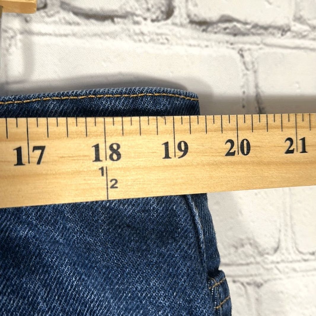 Vintage VINTAGE Polo Jeans Co Banner Short Mens 38 Blue Baggy Hip Hop Skater 12" Inseam Mens Blue Size US M / EU 48-50 / 2 - 6 Thumbnail
