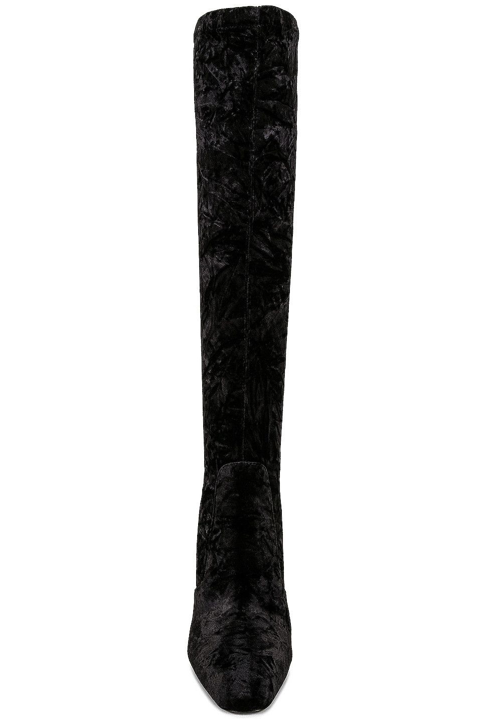 Saint Laurent Paris o1bcso1str1224 Talia Boots in Velvet in Black Size US 7.5 / IT 37.5 - 4 Thumbnail