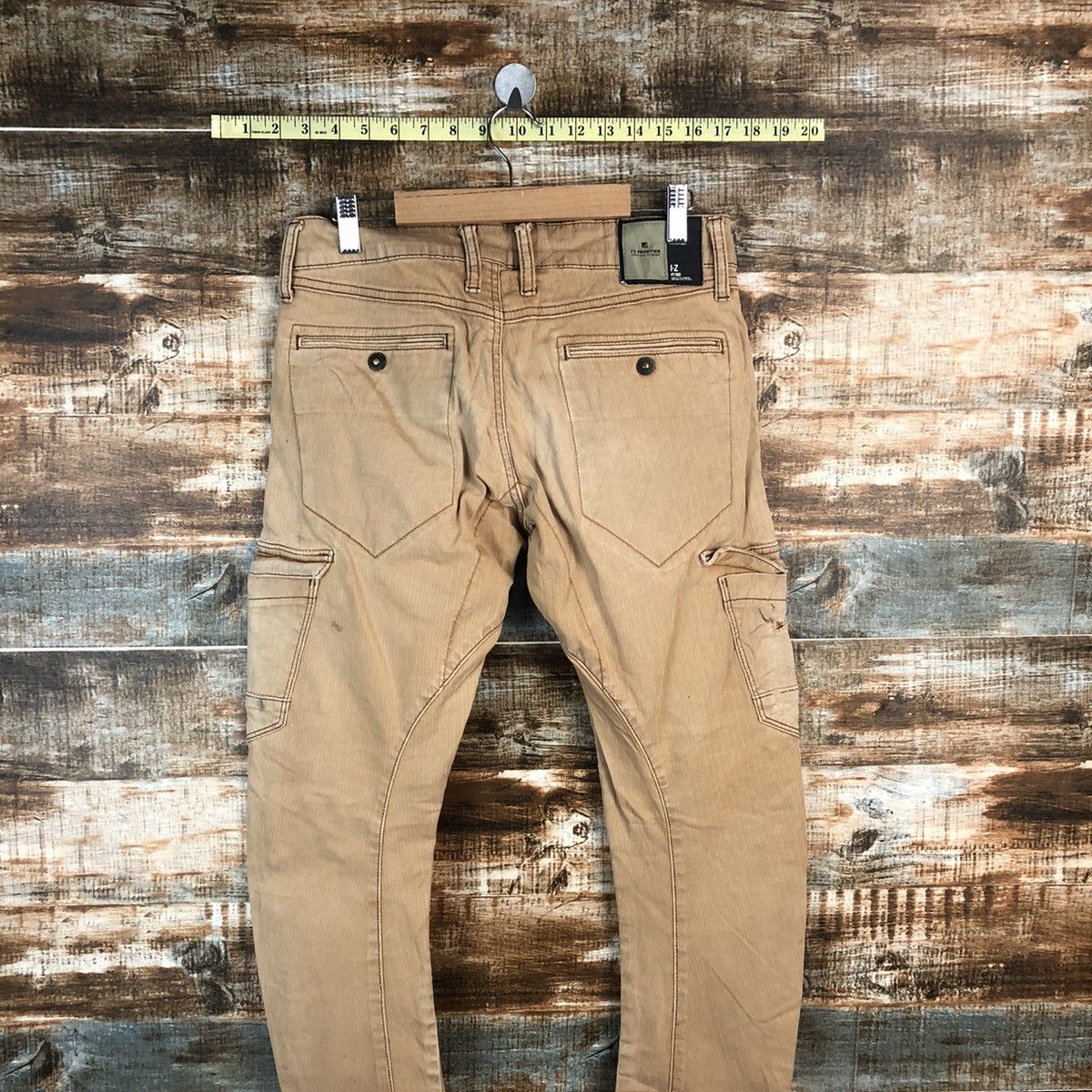 Japanese Brand Iz Frontier Brown Cargo Multipocket Pants #A1429 Size US 30 / EU 46 - 16 Thumbnail