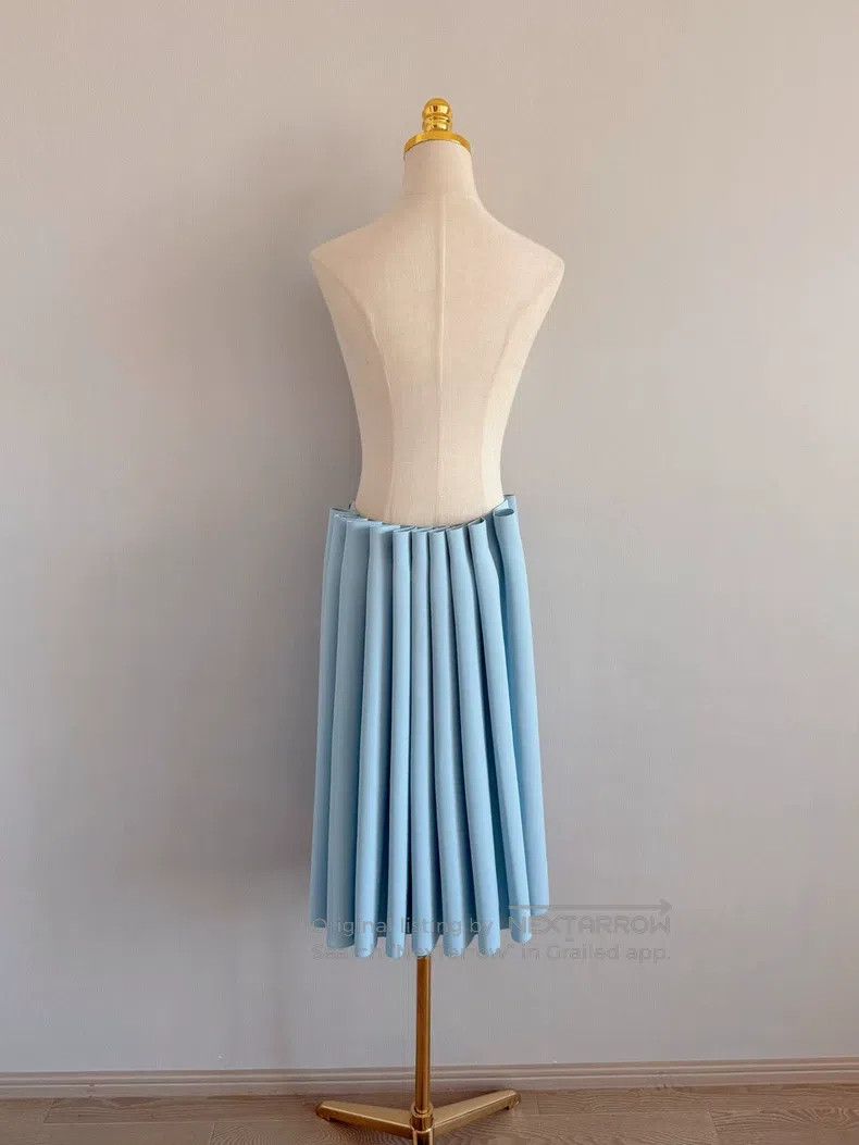 Issey Miyake Issey Miyake Blue Skirt Size 25" / US 0 / IT 36 - 4 Thumbnail
