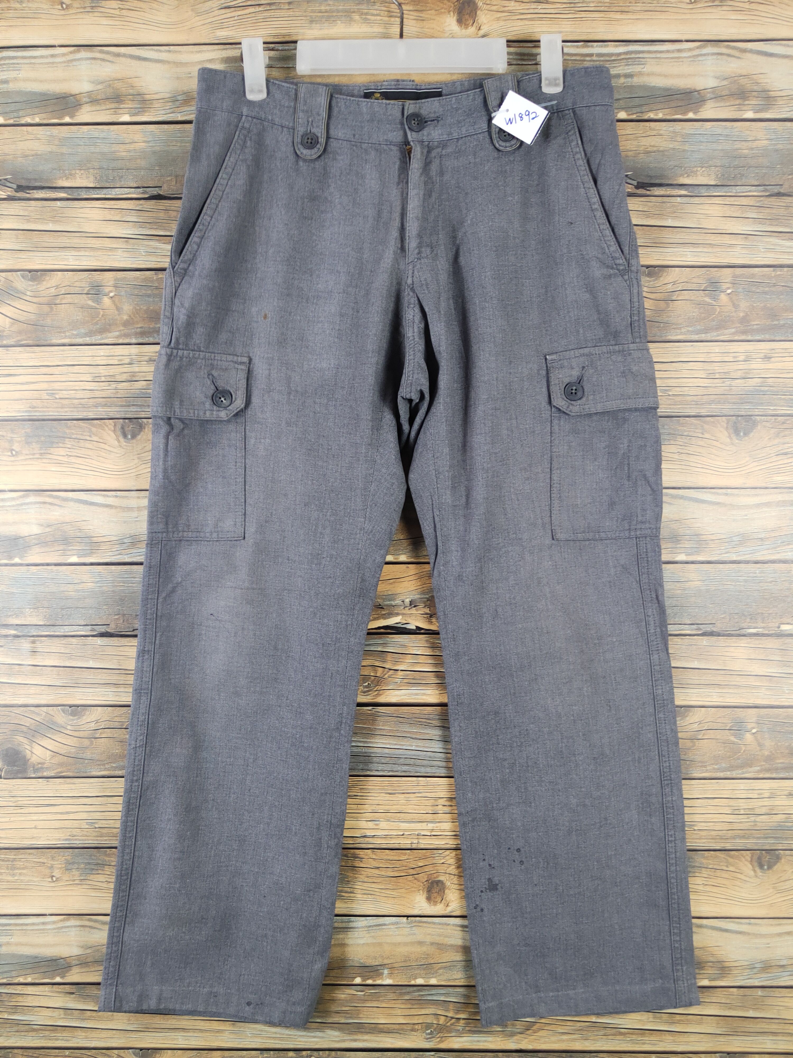 Melrose Melrose Dark Gray Multipocket Tactical Cargo Pants #W1892 Size US 31 - 1 Thumbnail