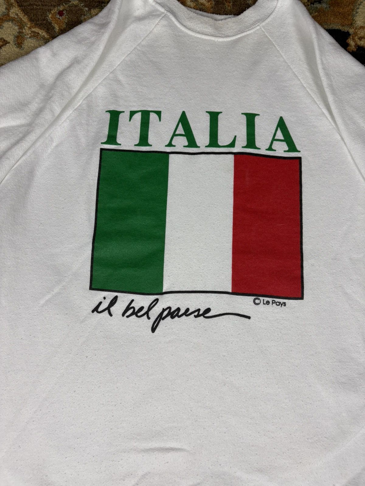 Vintage Vintage Italian Crewneck 1990s Size US L / EU 52-54 / 3 - 3 Thumbnail