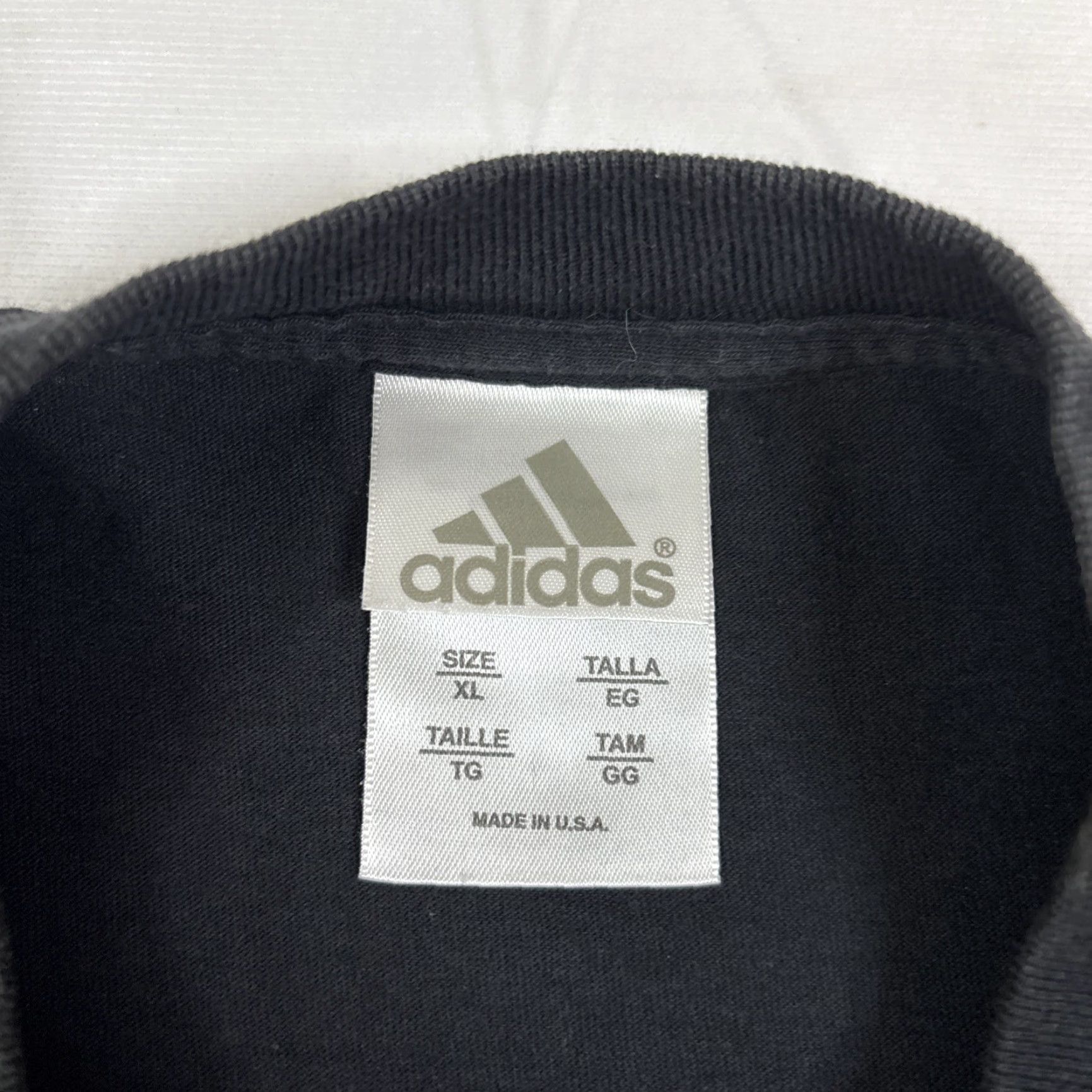 Adidas Adidas Made In USA Long Sleeve T Shirt Men’s XL Black Striped Logo USA Big Logo Stripes Mens XL Size US XL / EU 56 / 4 - 3 Thumbnail