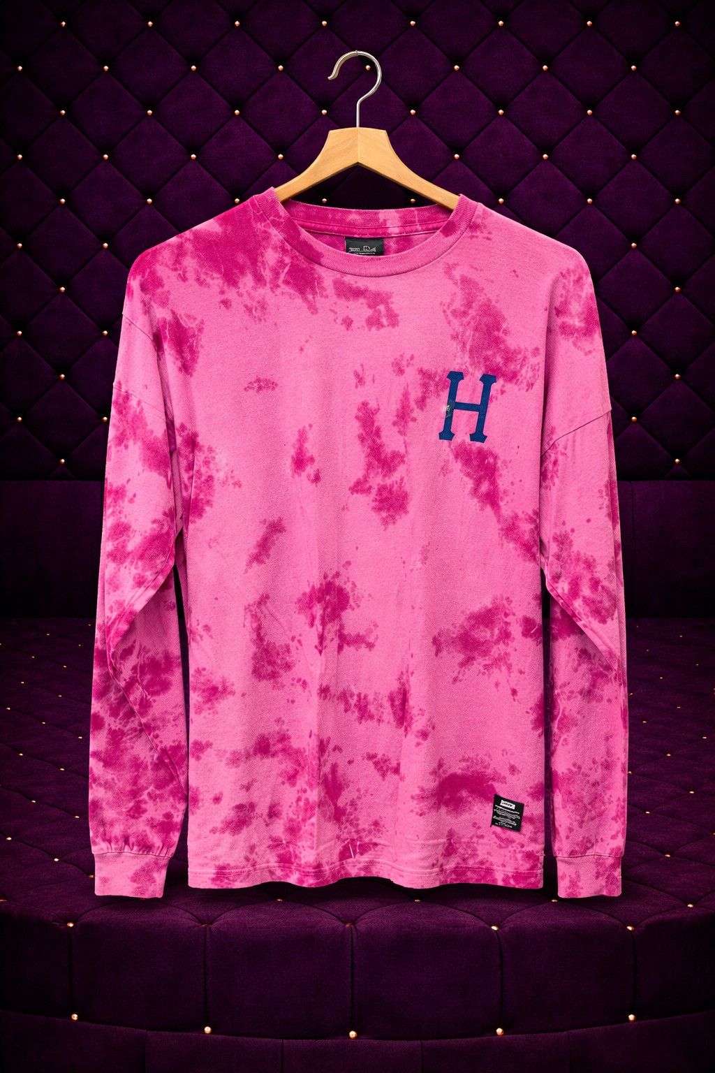 Huf HUF CLASSIC H LOGO TIE-DYE L/S T SHIRT Size US L / EU 52-54 / 3 - 1 Thumbnail
