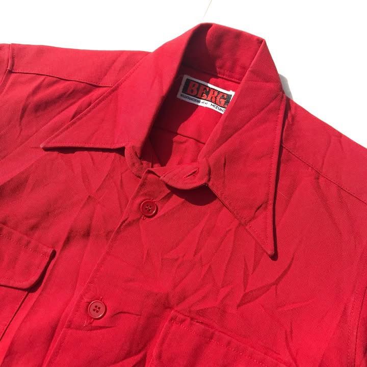 Berg & Berg × Vintage 60s Berg Shirt Archive Dagger Collar on mountaineering wear Size US L / EU 52-54 / 3 - 2 Thumbnail
