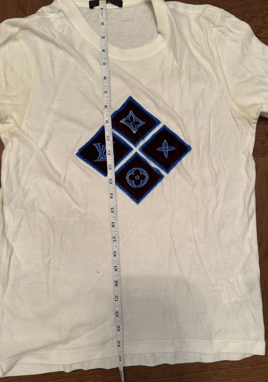 Louis Vuitton LV white tee Size US M / EU 48-50 / 2 - 3 Thumbnail