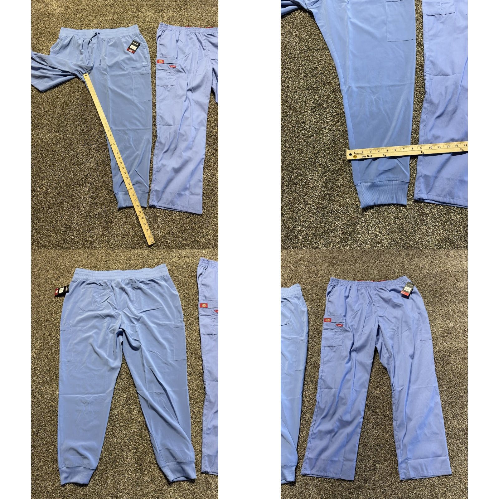 Dickies Dickies Womens Solid Blue Cargo Medical Scrub Pants 2XL Lot Of 2 NEW Womens Mens? No. Size 40" / US 18 - 8 Thumbnail