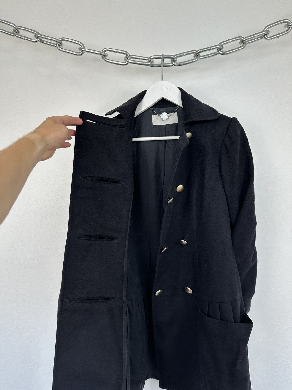 Stella McCartney Vintage Stella McCartney Double Breasted Cashmere Wool Coat Size S / US 4 / IT 40 - 11 Thumbnail