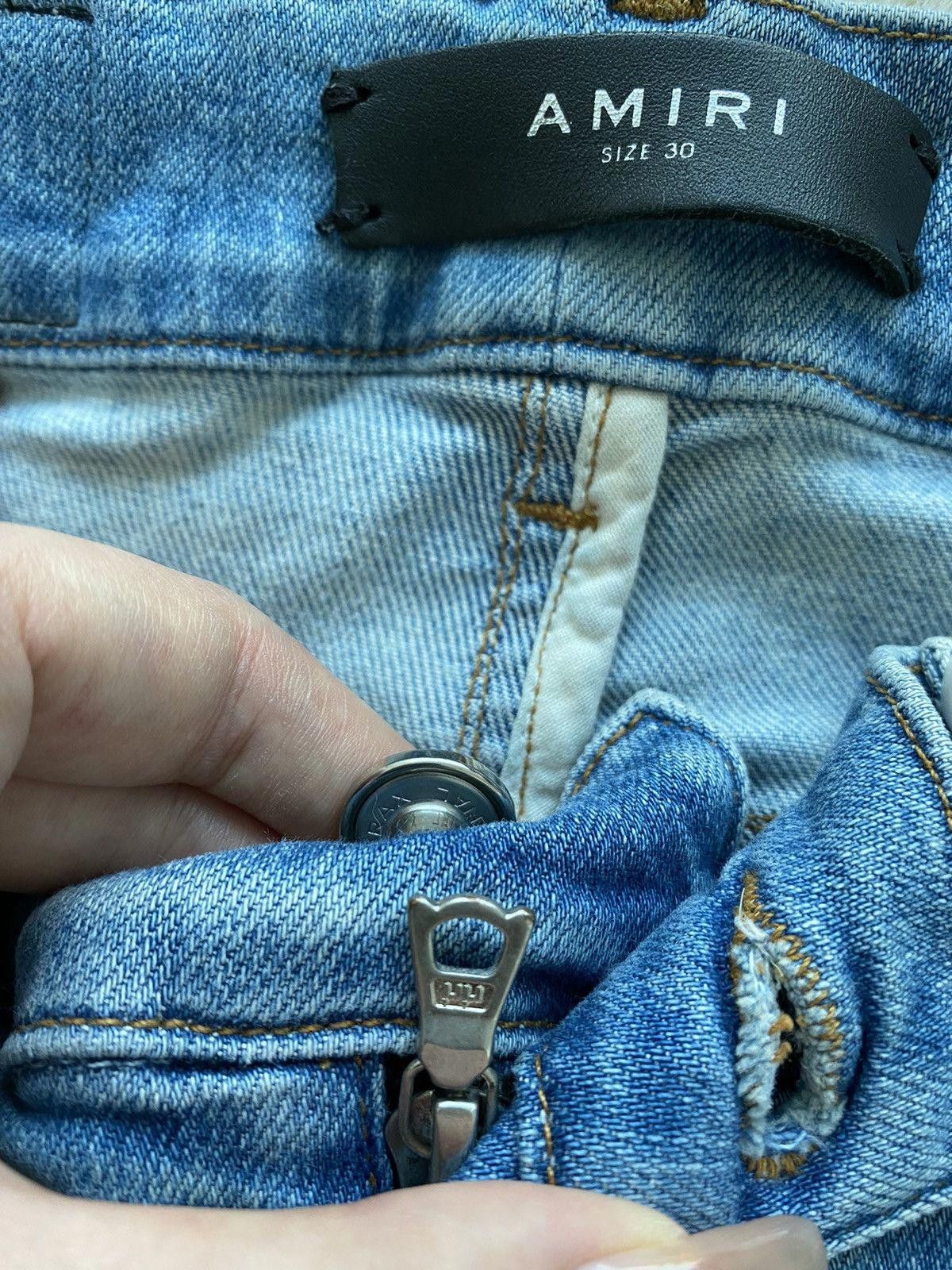 Amiri Amiri Indigo Painter Destroyed Denim Jeans Size US 30 / EU 46 - 6 Thumbnail