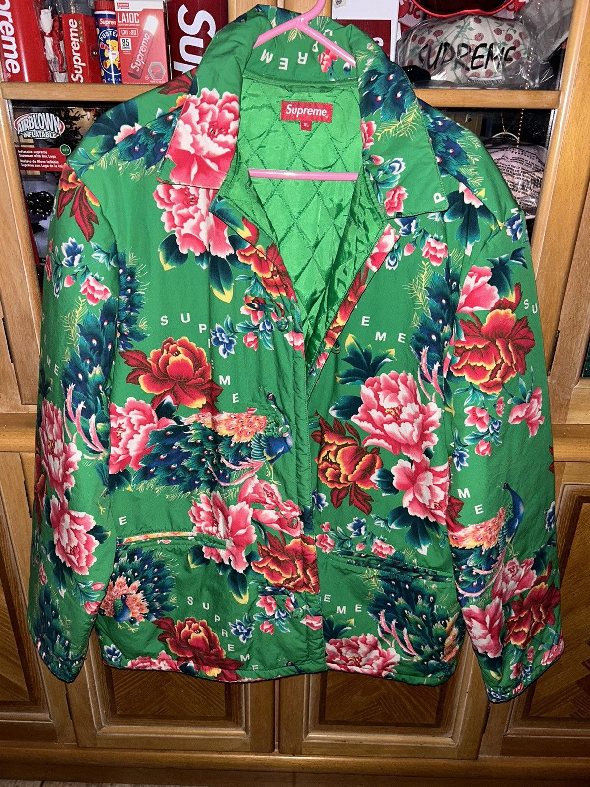 Supreme Supreme Peacock Jacket Bright Green SS21 size XL