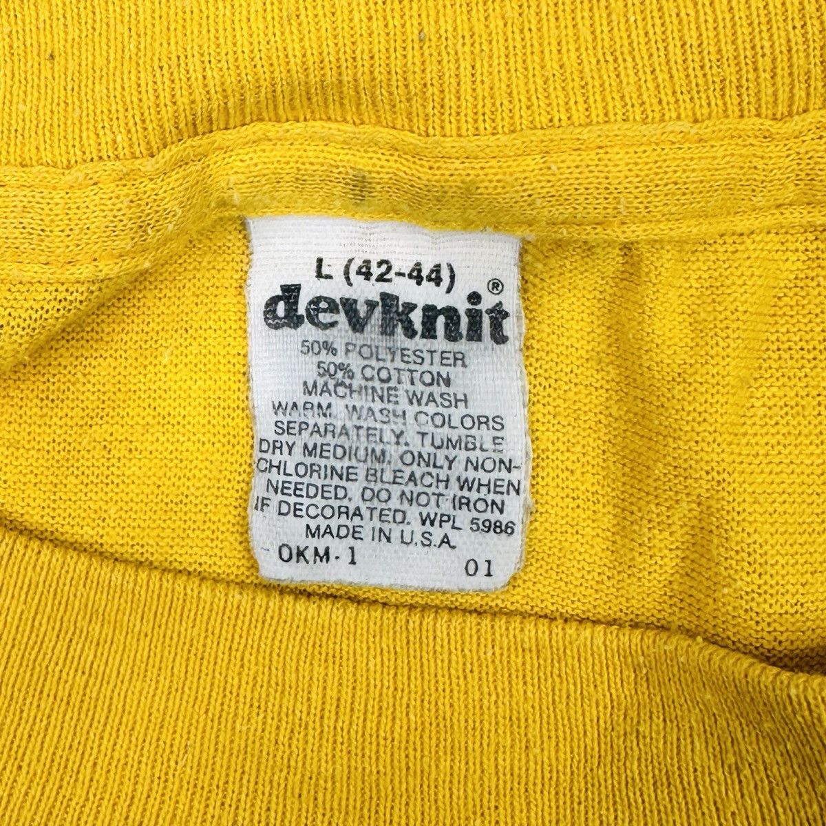 Vintage Vintage DevKnit Go Teamsters! Single Stitch Crew Neck Tee Size US L / EU 52-54 / 3 - 5 Thumbnail