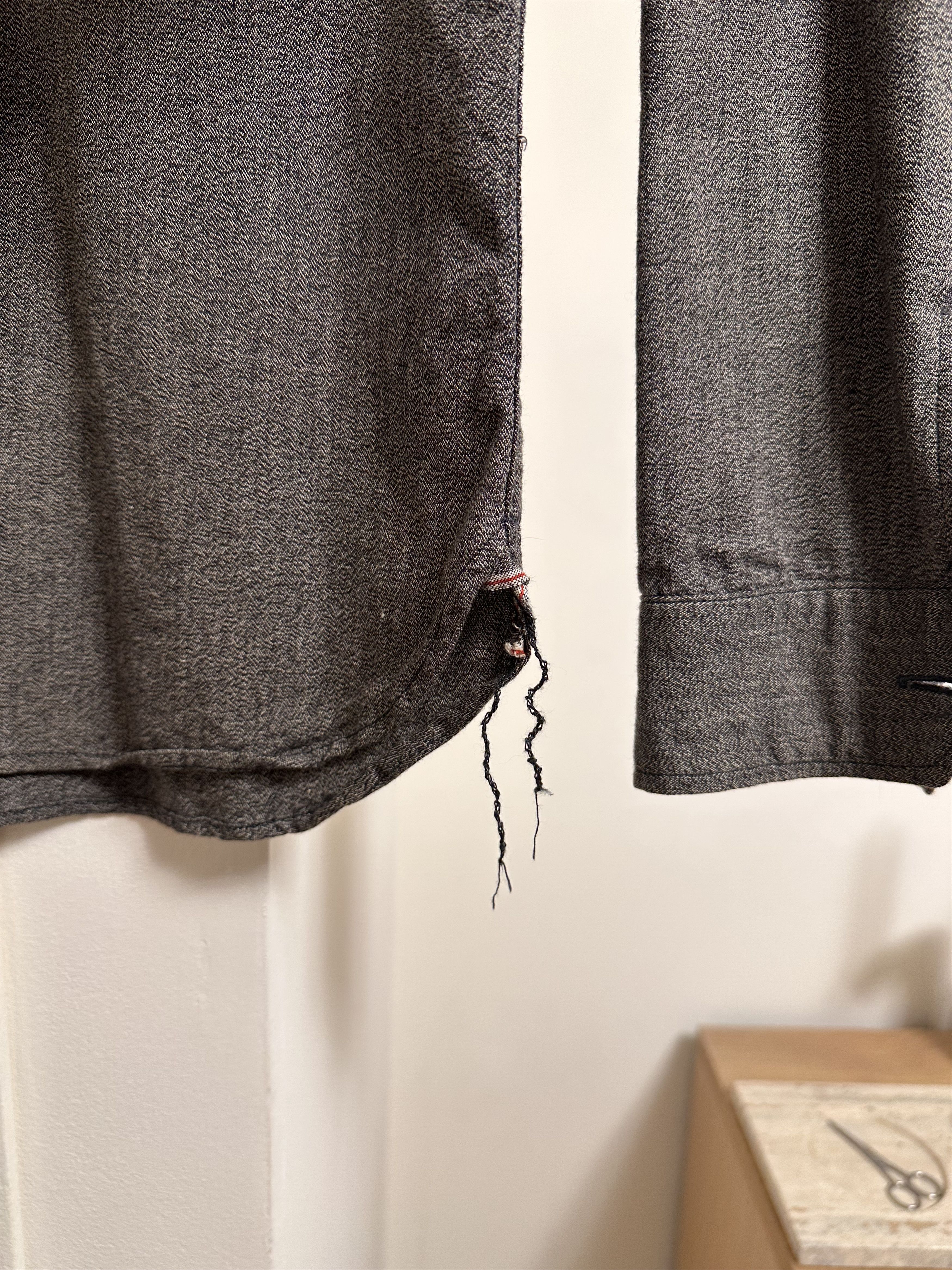 Studio D'Artisan Studio D'Artisan 6oz Selvage Chambray Work-shirt Ash Indigo Size US XS / EU 42 / 0 - 4 Thumbnail