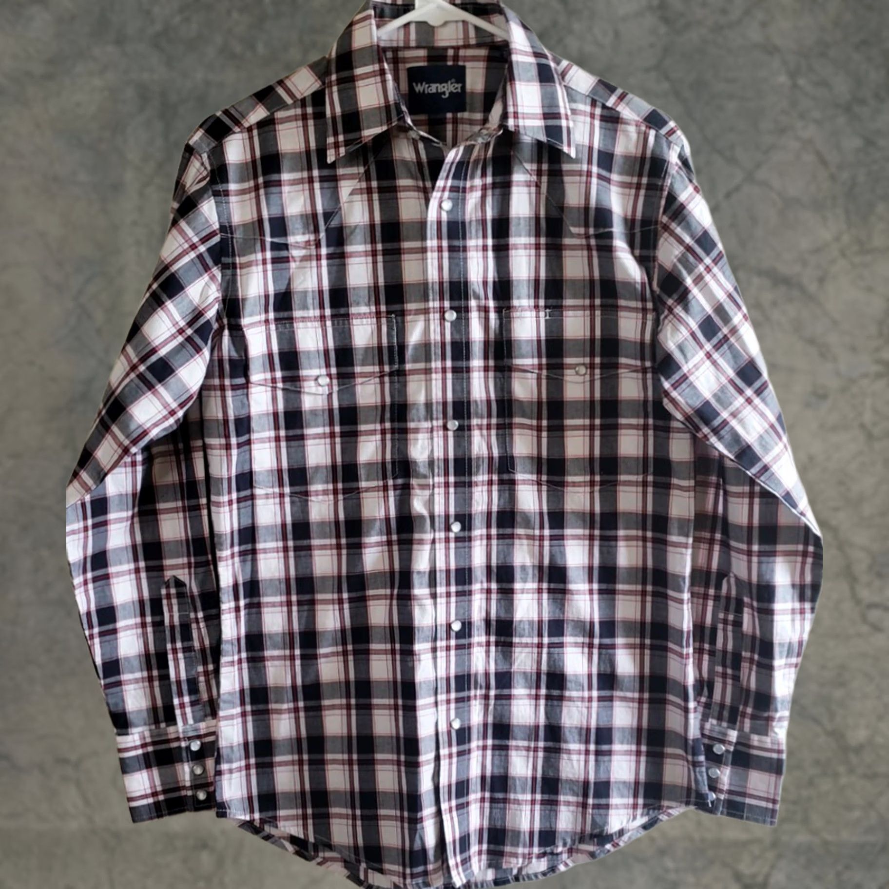 Wrangler WRANGLER WESTERN PEARL SNAP PLAID SHIRT Men Small Regular Button-Up Cotton Multicolor V-Stitched Pockets Size US S / EU 44-46 / 1 - 1 Thumbnail