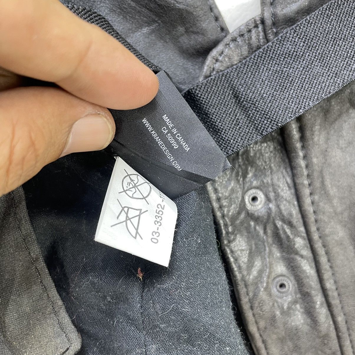 Japanese Brand Vintage Krane Leather Vest Made In Canada Size M / US 6-8 / IT 42-44 - 8 Thumbnail