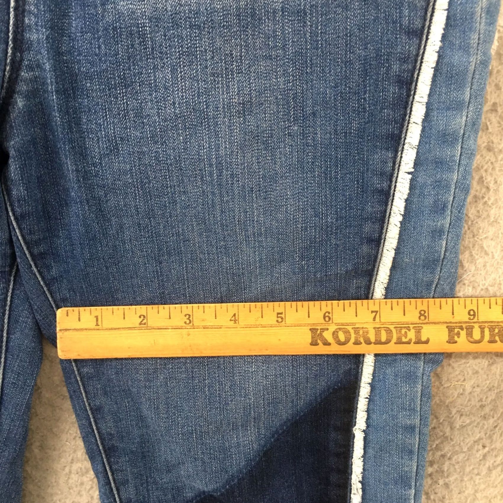 Jessica Simpson Jessica Simpson Adored High Rise Ankle Jeans Womens 29 Blue Denim Zip Size 29" - 6 Thumbnail