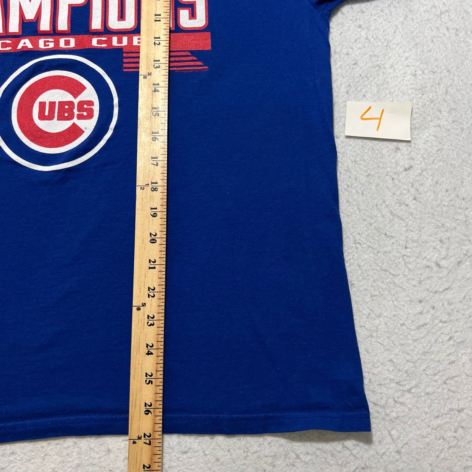 MLB Chicago Cubs Men’s Large 2016 World Series Graphic T Shirt Size US L / EU 52-54 / 3 - 8 Thumbnail