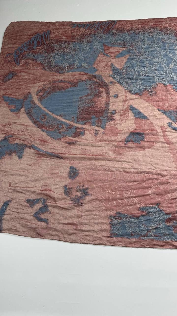 Vivienne Westwood Vivienne Westwood Silk Scarf Huge Logo Handicraft Size ONE SIZE - 3 Thumbnail