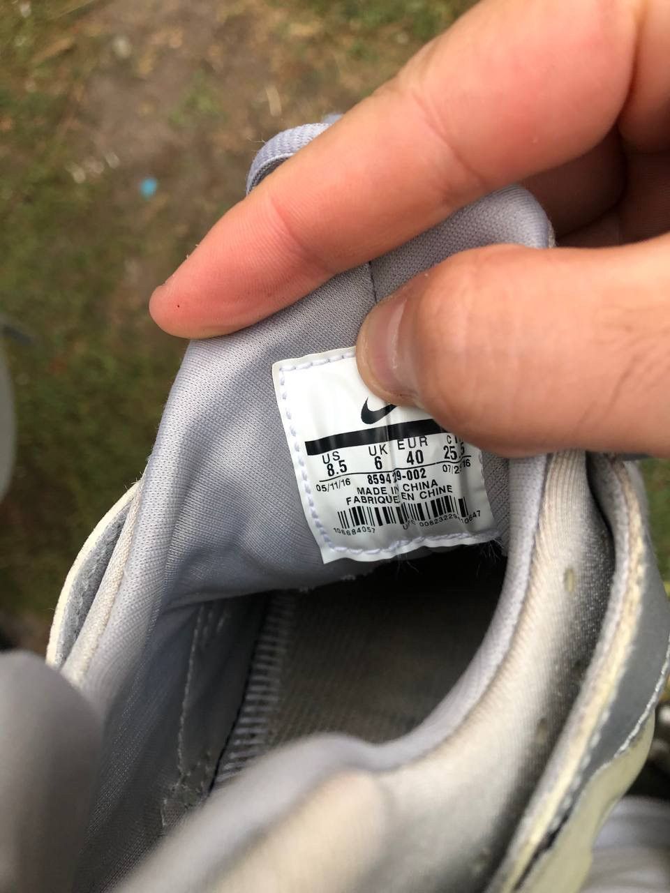 Nike × Vintage VERY RARE NIKE AIR HUARACHE RUNNING SILVER DESIGNER Y2K 90s Size US 8.5 / IT 38.5 - 14 Thumbnail