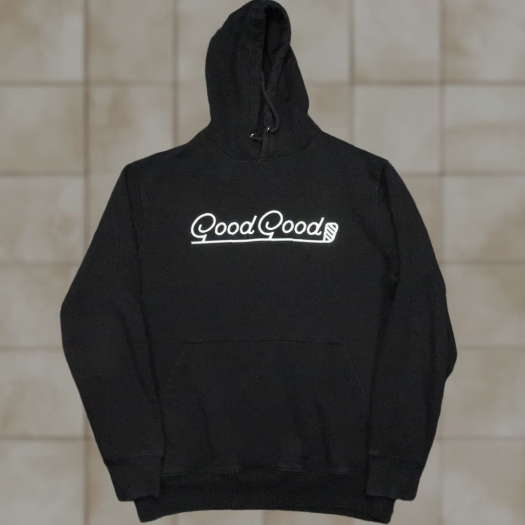 Vintage Good Good Golf Hoodie Mens L Black Pullover Fleece Athletic Size US L / EU 52-54 / 3 - 1 Thumbnail