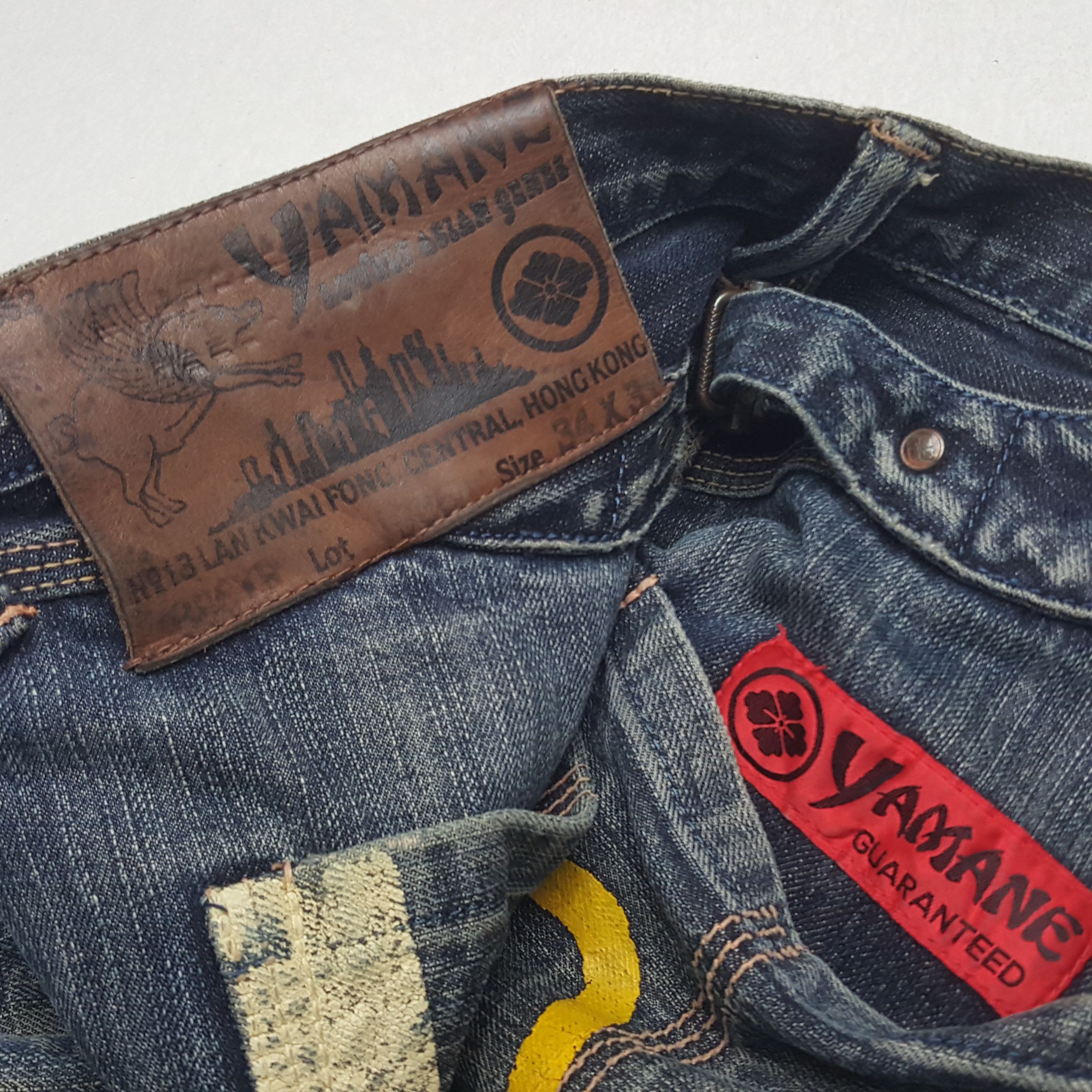 Japanese Brand × Vintage Vintage Evisu Yamane Selvedge Japanese Daicock Custom Jeans Size US 32 / EU 48 - 15 Thumbnail