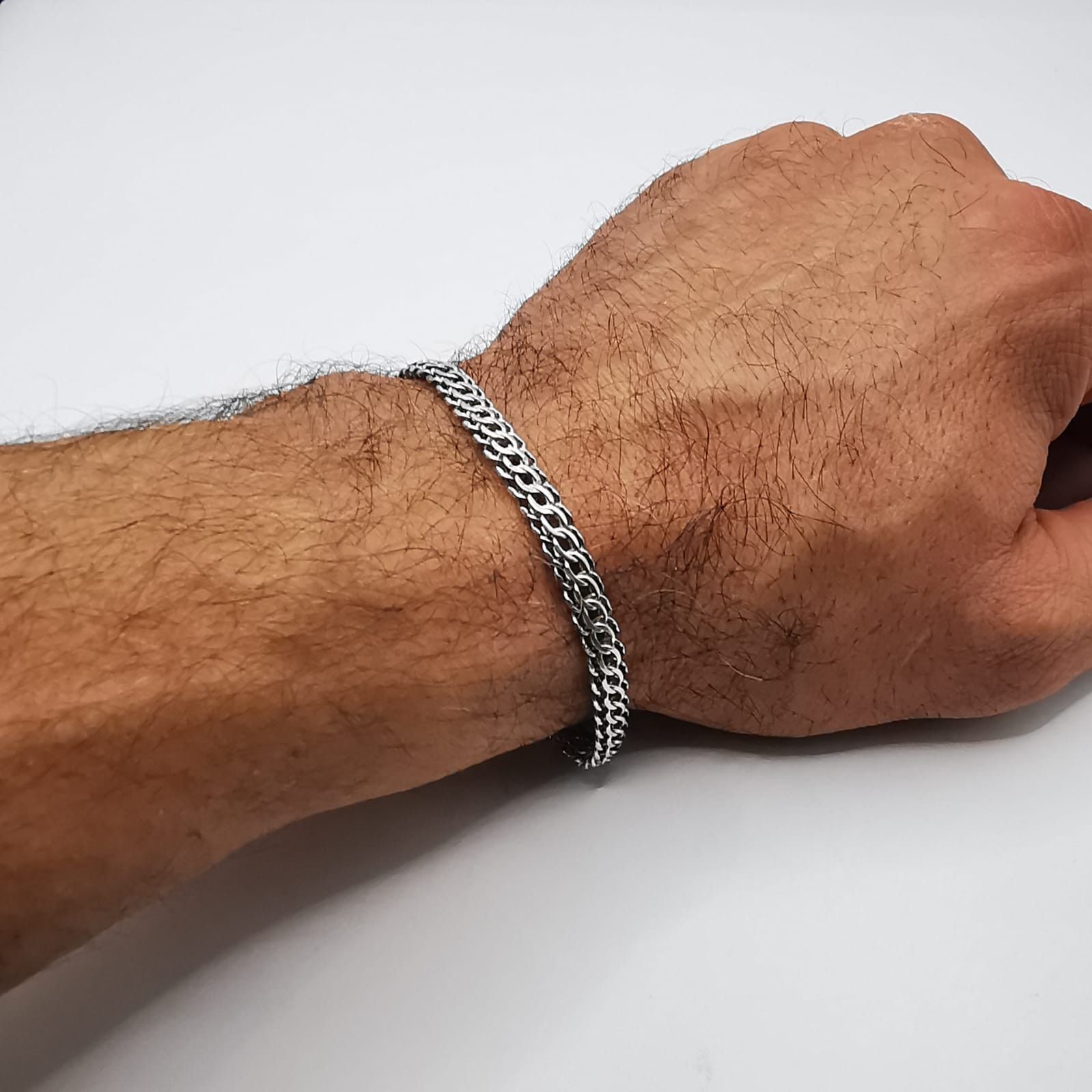 Sterling Silver Vintage Bracelet Jewelry,925 Sterling Silver 9,71g Size ONE SIZE - 8 Thumbnail