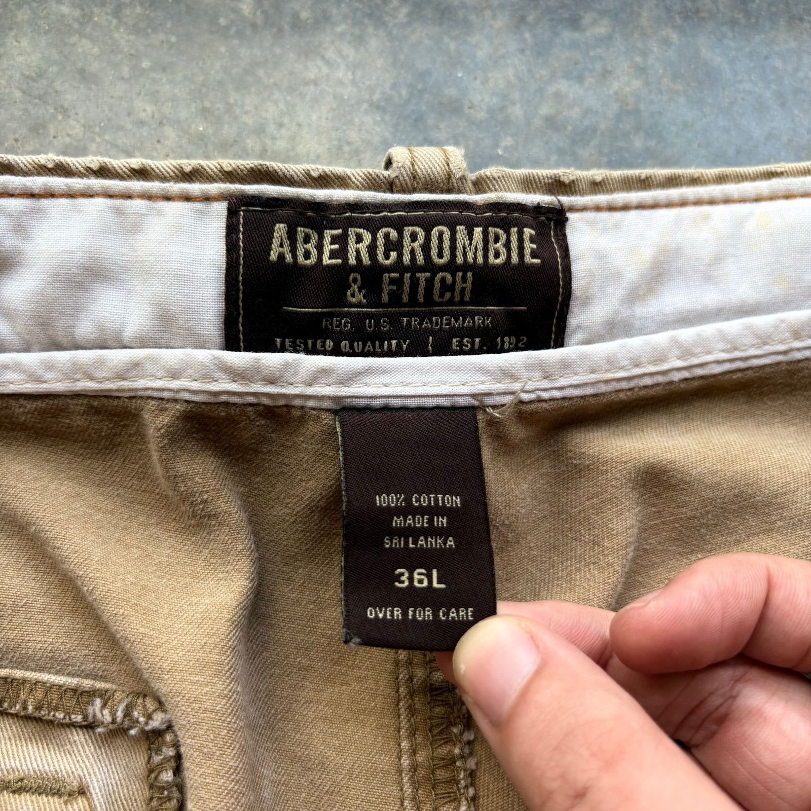 Abercrombie & Fitch Rare Vintage Abercrombie Baggy Military Style Pants Size US 36 / EU 52 - 5 Thumbnail