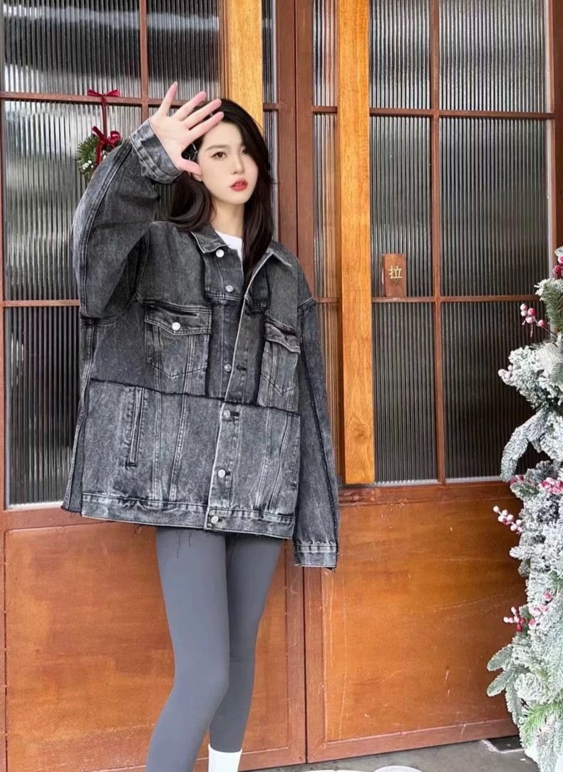 Balenciaga Balenciaga Washing to make old black-gray double-layer spl Size US XL / EU 56 / 4 - 7 Thumbnail