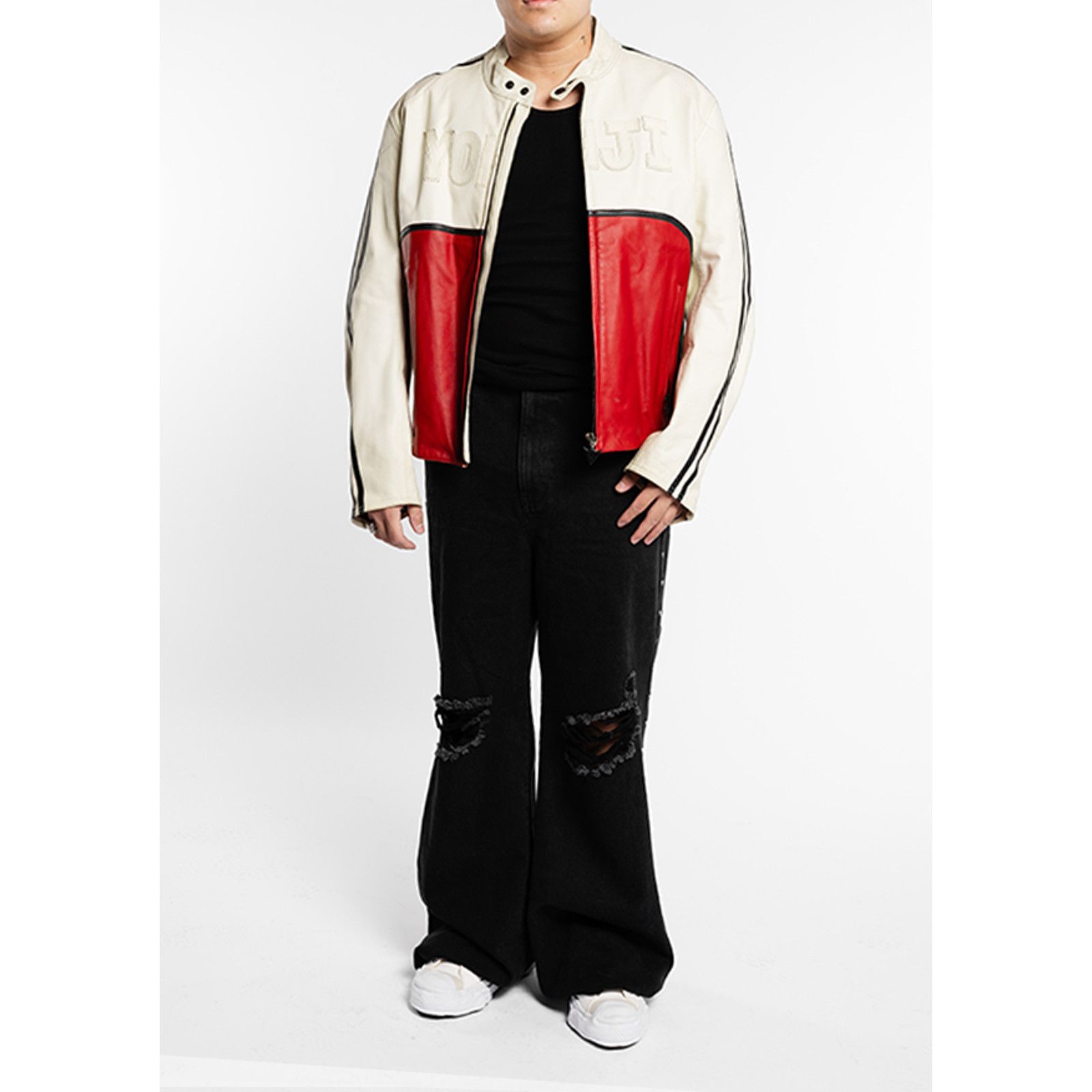 Yohji Yamamoto AW04 Yohji Yamamoto x Dainese Leather Jacket Size US L / EU 52-54 / 3 - 5 Thumbnail