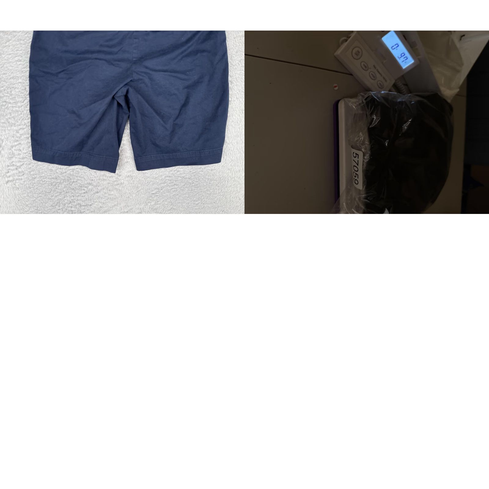 Tommy Hilfiger Tommy Hilfiger Shorts Womens 10 Blue Chino Twill Flat Front Casual Summer 32x10 Size 32" / US 10 / IT 46 - 10 Thumbnail