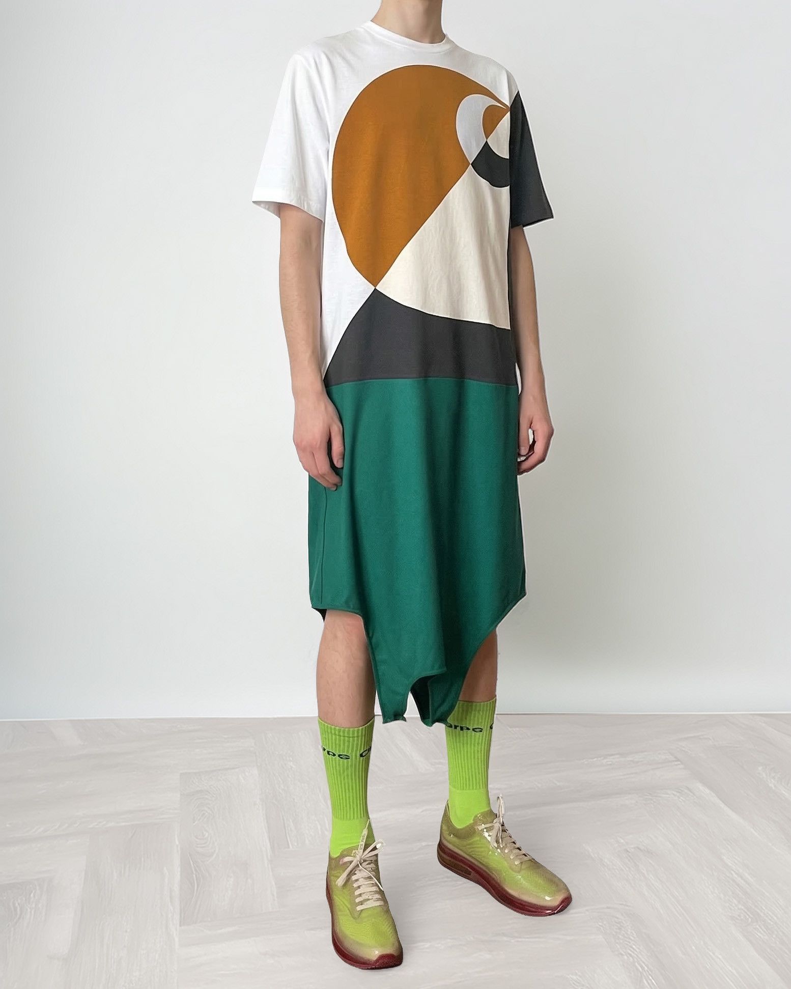 Carhartt Wip × Marni T- Shirt With Sewn In Tank Top Size US S / EU 44-46 / 1 - 2 Thumbnail