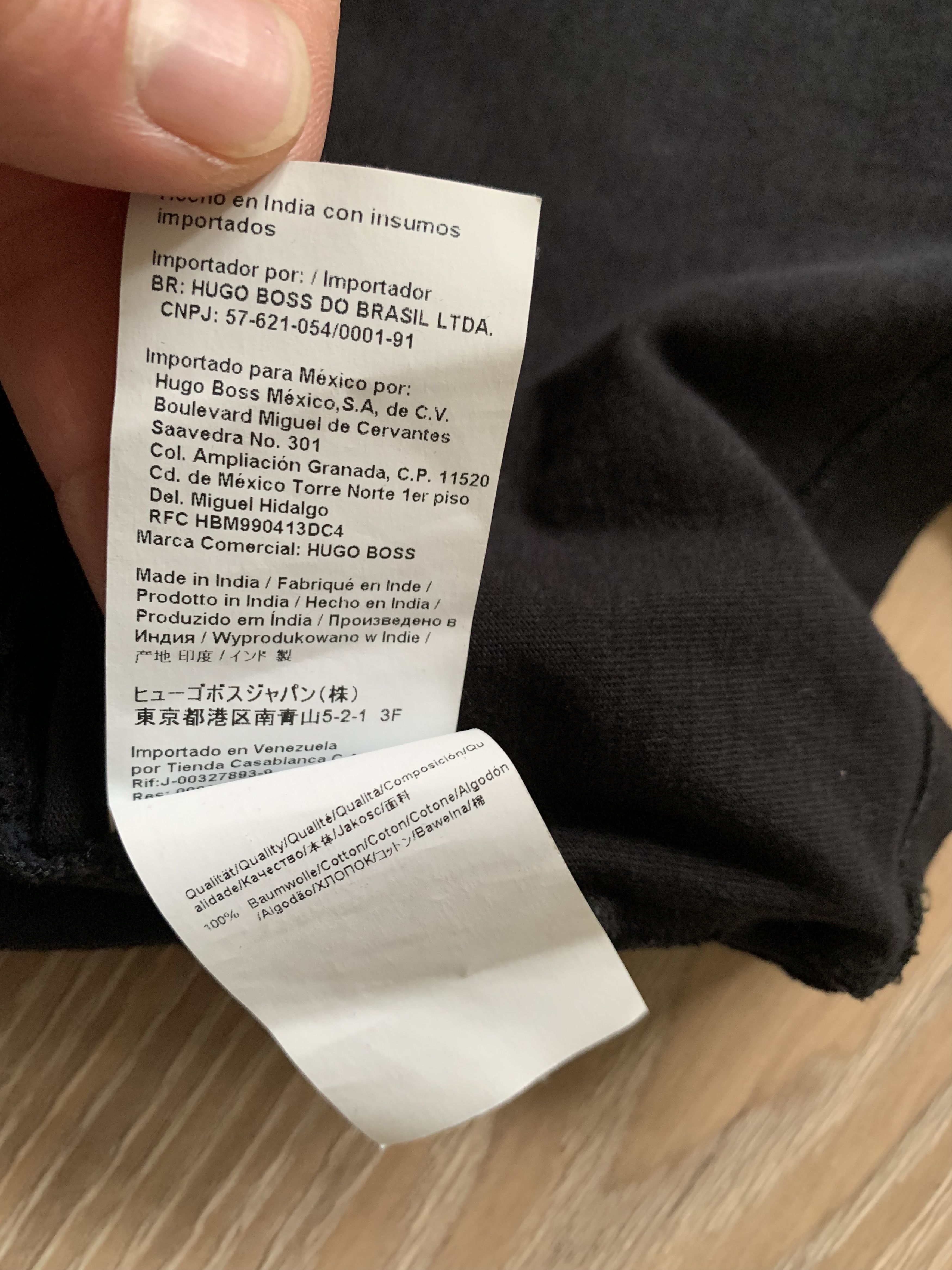 Hugo Boss Mens Hugo Boss Basic Black T Shirt Size US L / EU 52-54 / 3 - 8 Thumbnail