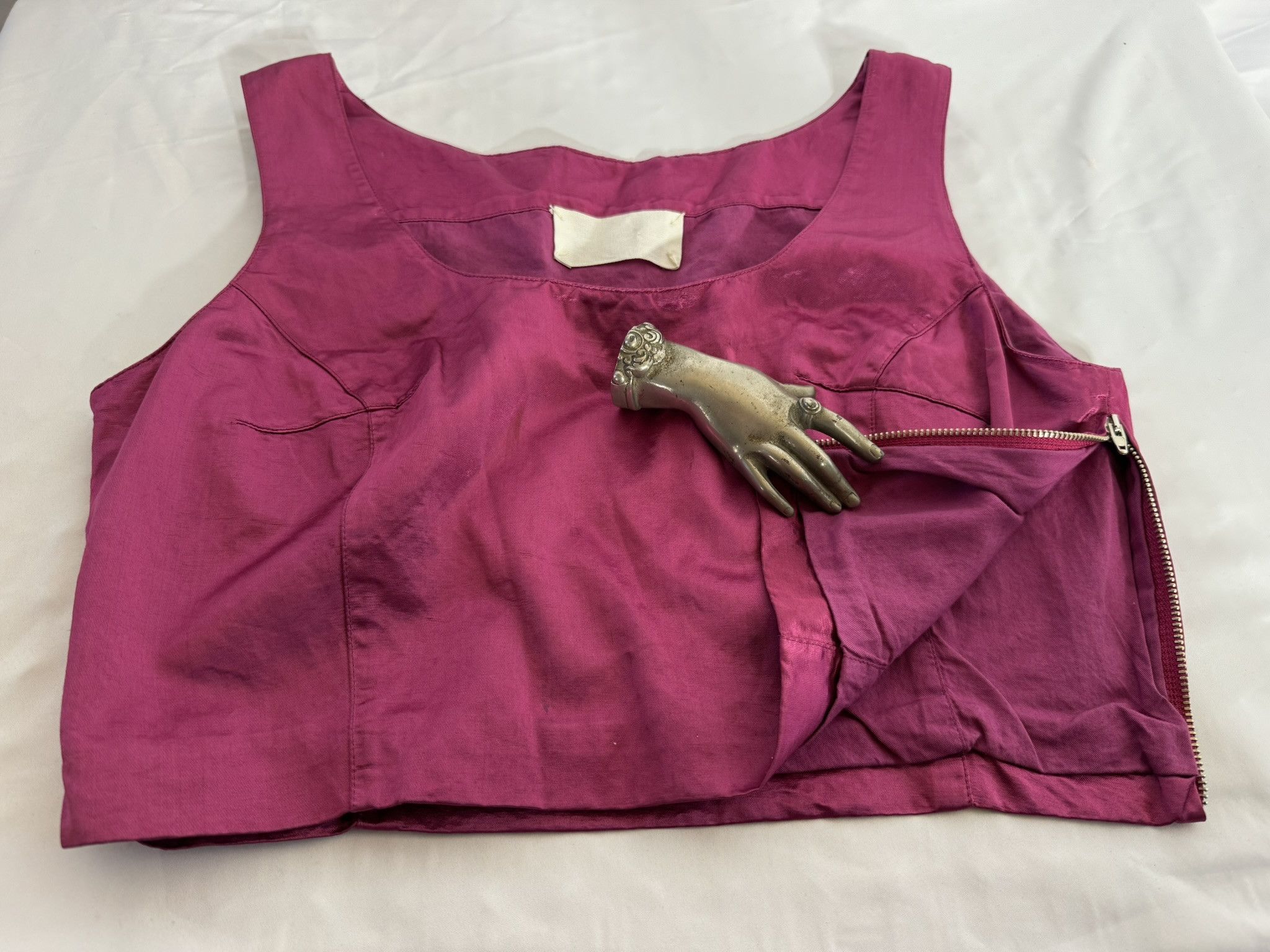 Maison Margiela Runway Martin Margiela Fall 1995 LOOK 27 Pink Satin Corset Size M / US 6-8 / IT 42-44 - 5 Thumbnail
