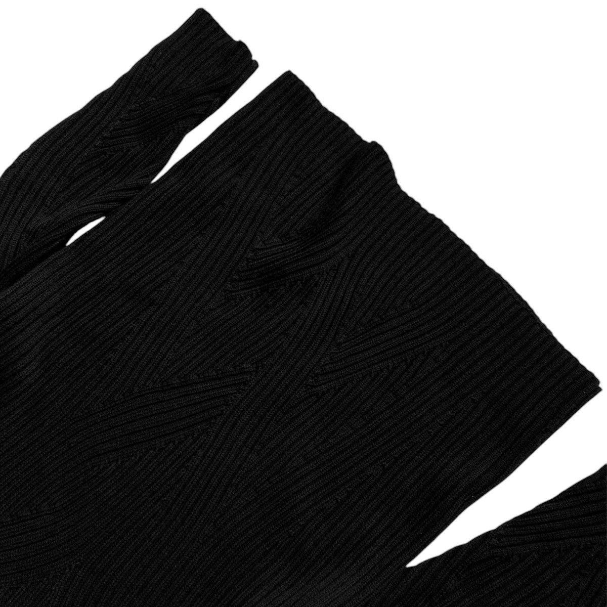 Giorgio Armani 🧿wool/cotton ribbed cable knit turtleneck sweater black Size US XL / EU 56 / 4 - 3 Thumbnail