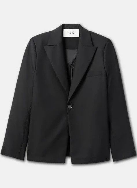 Sefr Sefr Power Blazer Black sz Medium suit Size 40R - 4 Thumbnail