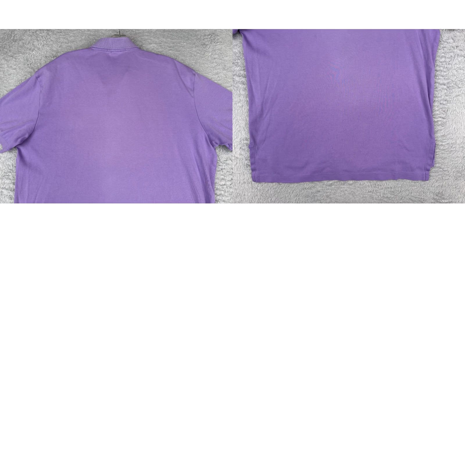 Ralph Lauren VINTAGE Ralph Lauren Shirt Mens Large Purple 100% Cotton Short Sleeve Polo Casual/Workwear 40 in Chest Men’s Size US L / EU 52-54 / 3 - 9 Thumbnail