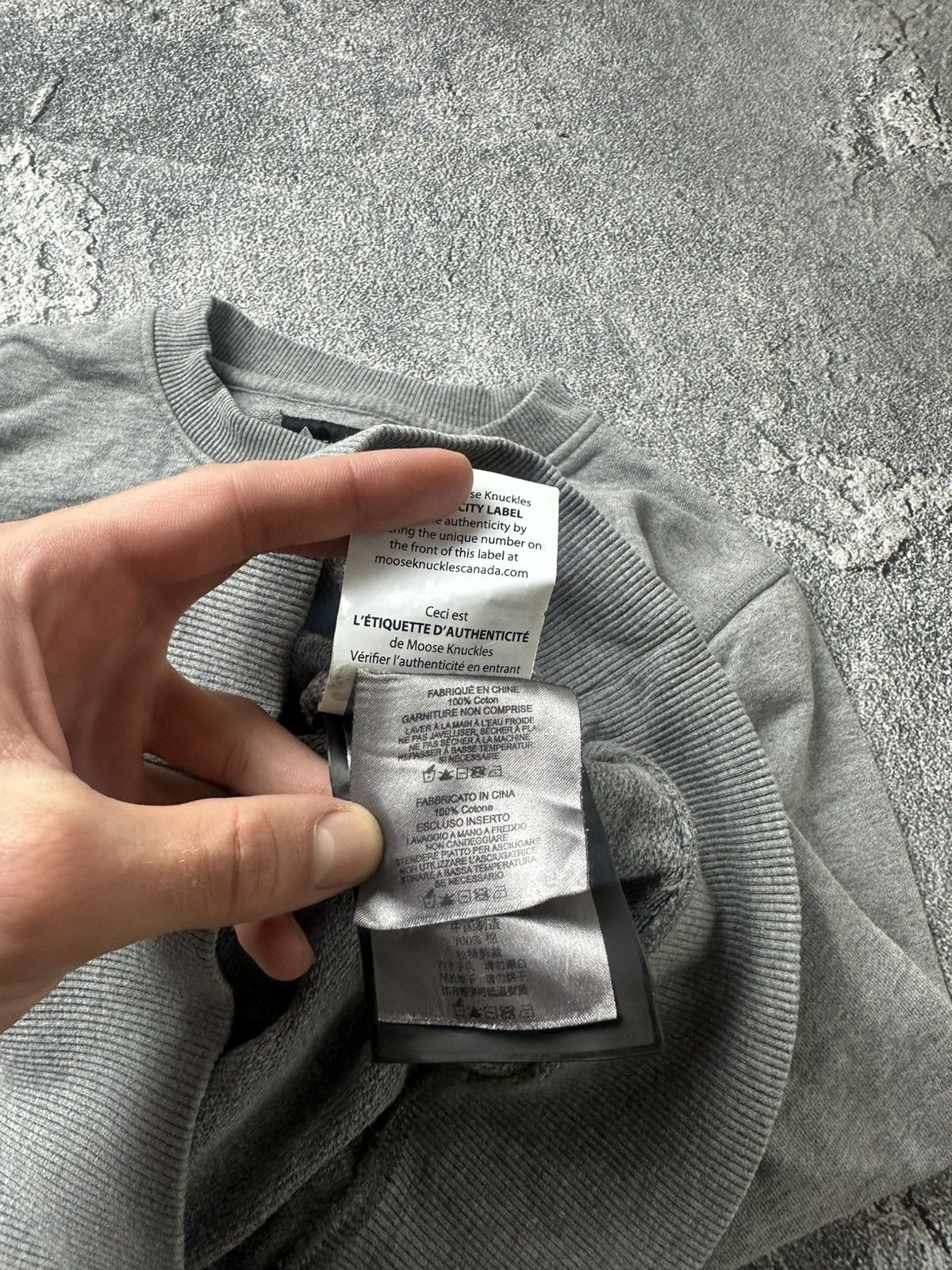 Moose Knuckles Moose Knuckles Sweatshirt Gray Size L Size US L / EU 52-54 / 3 - 9 Thumbnail