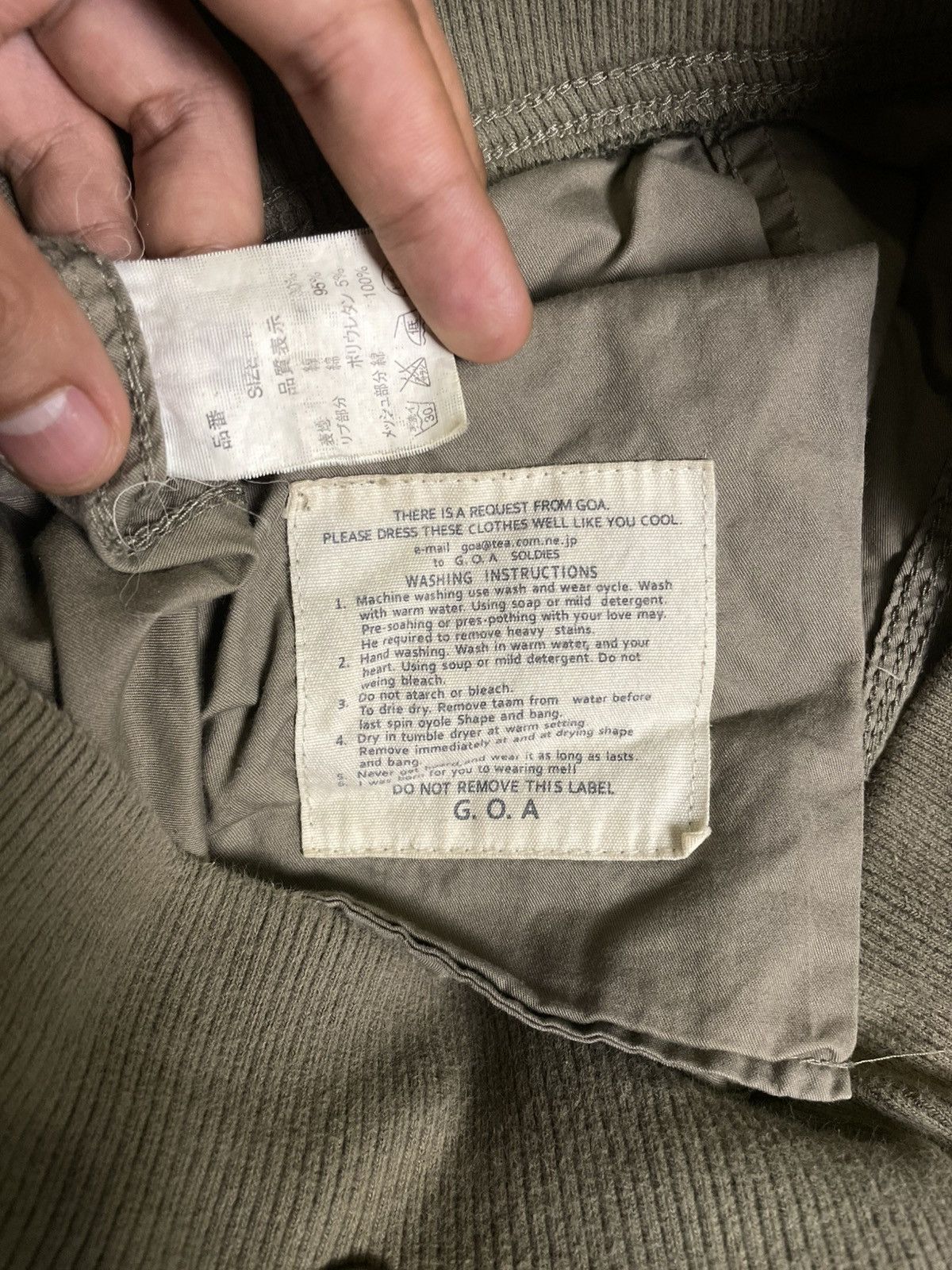 GOA GOA Cargo Multipocket Military Pant Size US 31 - 8 Thumbnail