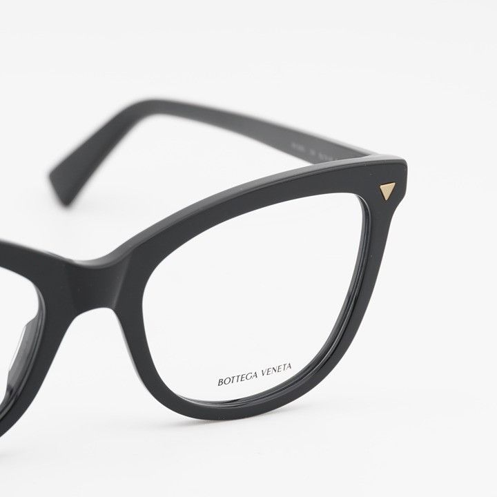 Bottega Veneta Bottega Veneta BV1226O 006 Eyeglasses Black 54mm Cat Eye Size ONE SIZE - 8 Thumbnail
