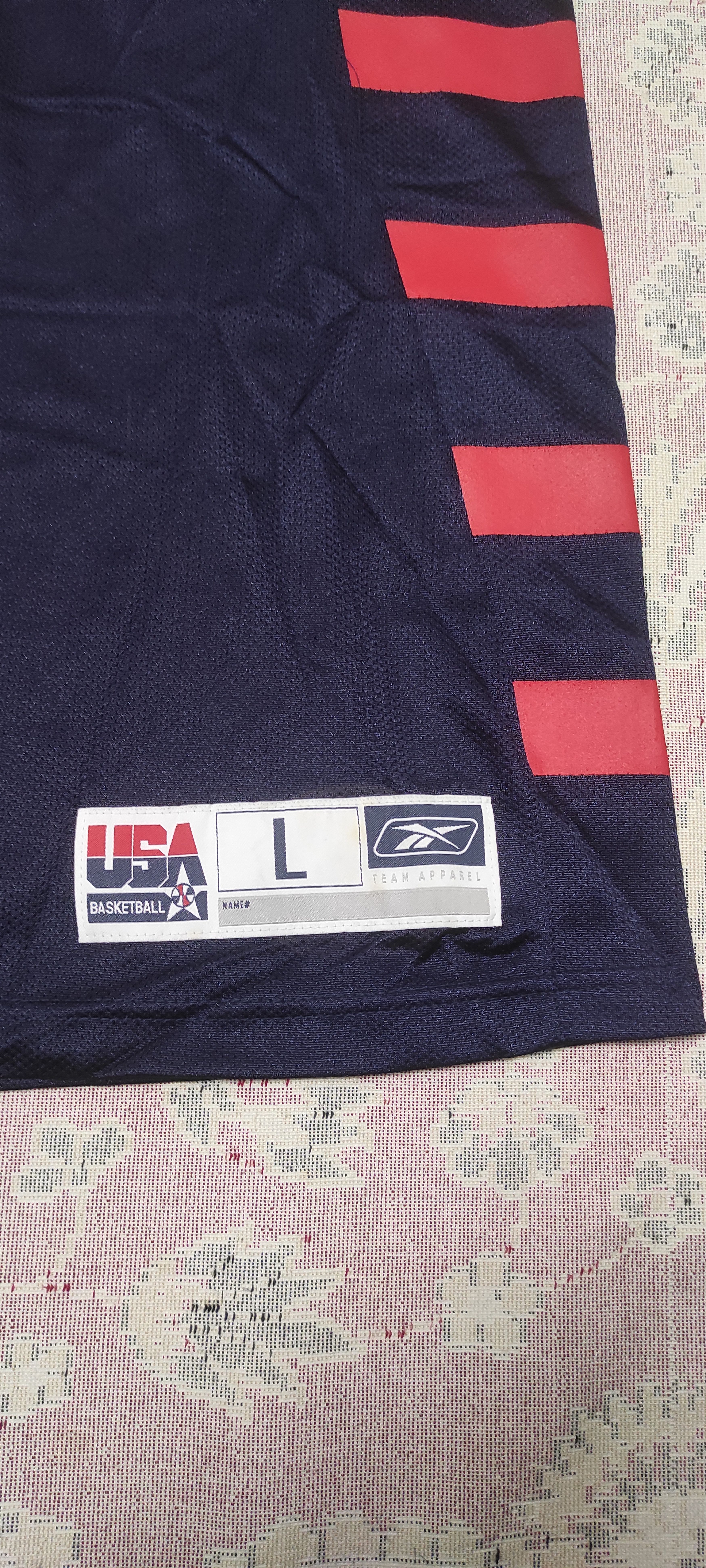 Reebok USA National Team Basketball Shirt Jersey Reebok #4 Iverson Size US L / EU 52-54 / 3 - 2 Thumbnail