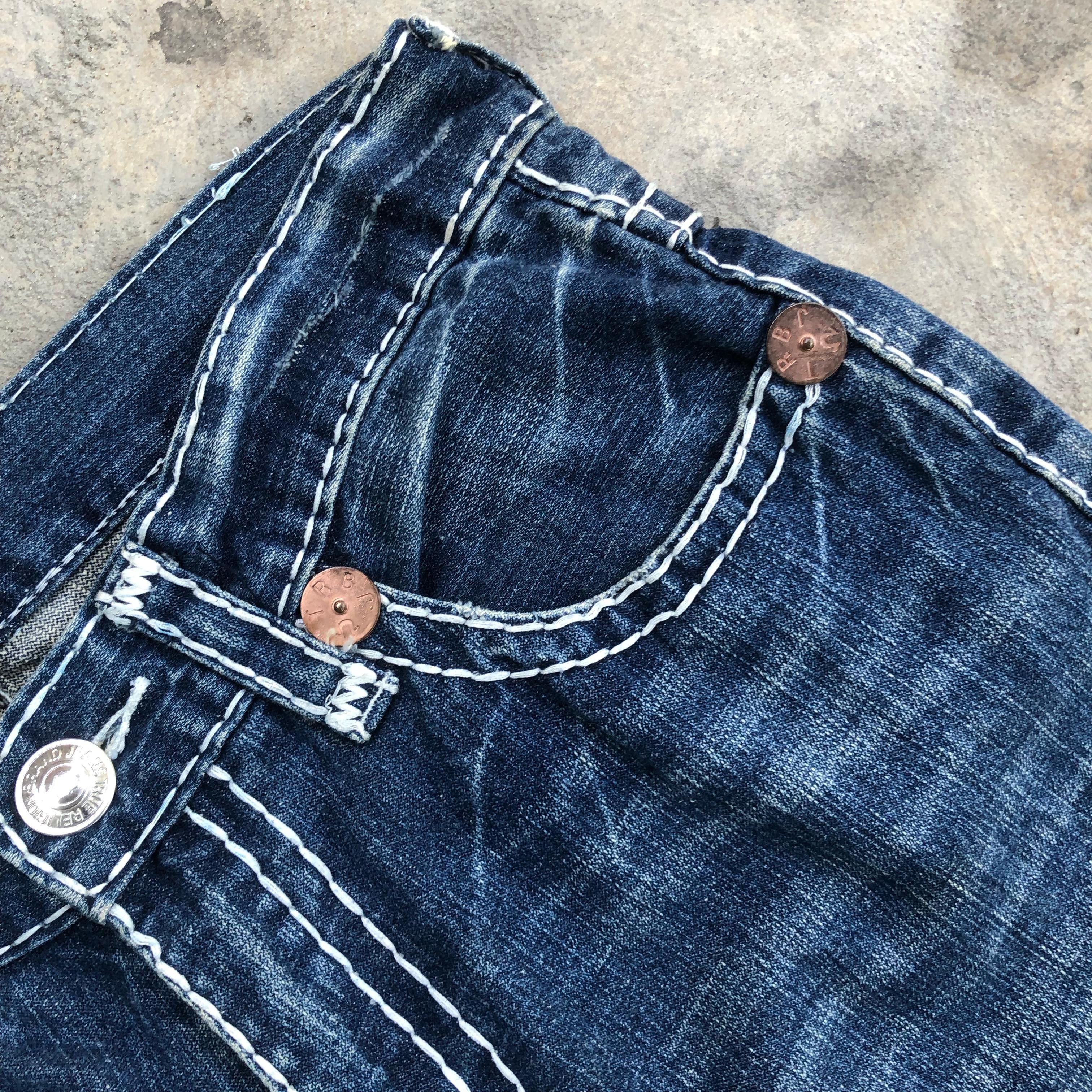 True Religion True Religion White Stiching Flared denim Size US 32 / EU 48 - 4 Thumbnail