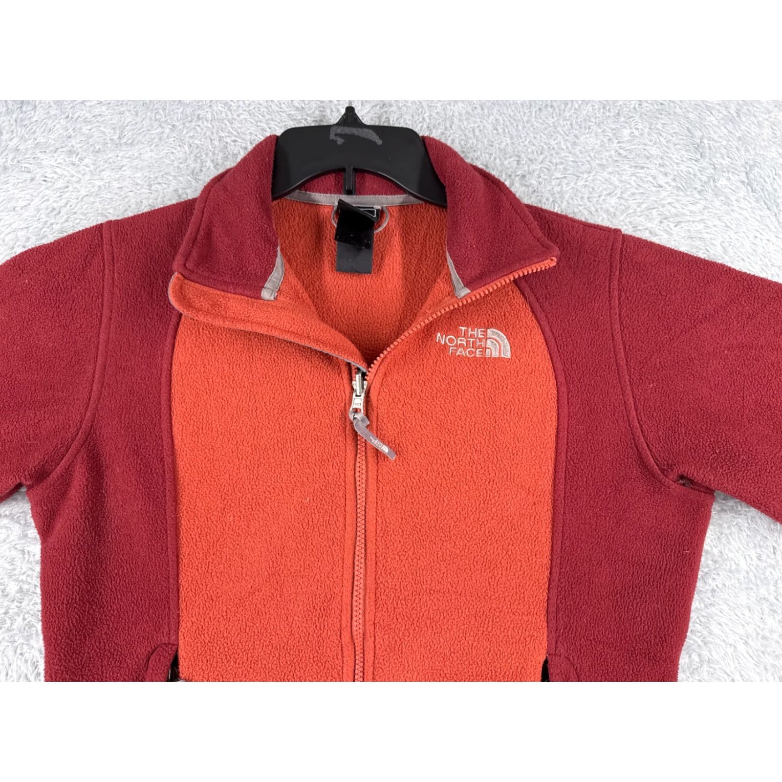 The North Face The North Face Jacket Women's Red The North Face Red Jacket L Polyester Fleece Full Zip Hooded Casual Winter Fall Spring 90s Outdoor Mens Womens Size L / US 10 / IT 46 - 4 Thumbnail