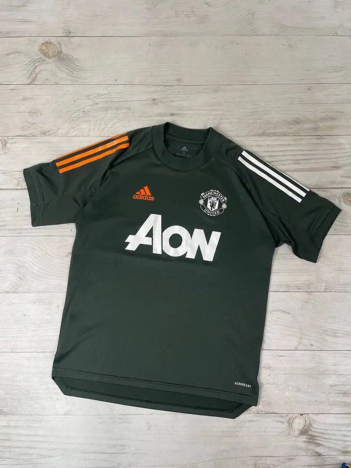Adidas Manchester United 2020 2021 Training Shirt Soccer Jersey Size US S / EU 44-46 / 1 - 1 Thumbnail