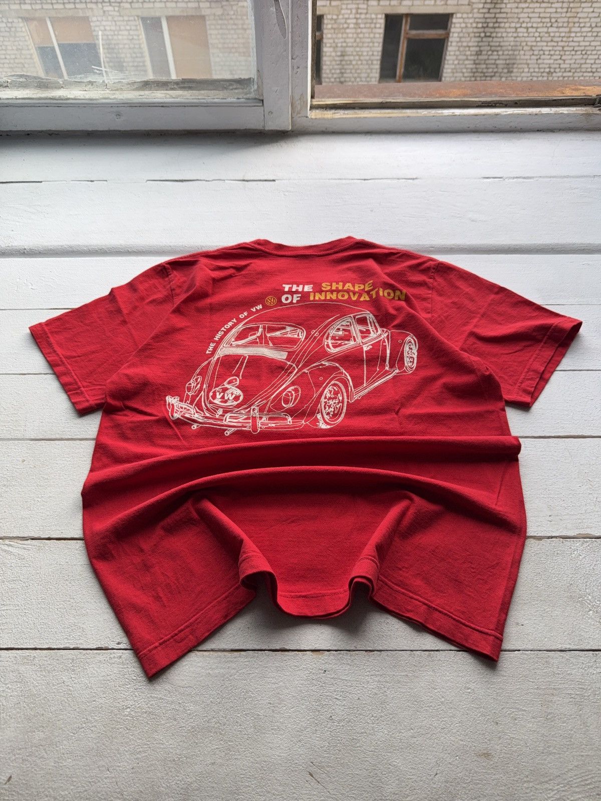 Vintage Vintage 90s Promo Logo Volkswagen Beetle Racing T shirt Size US L / EU 52-54 / 3 - 6 Thumbnail