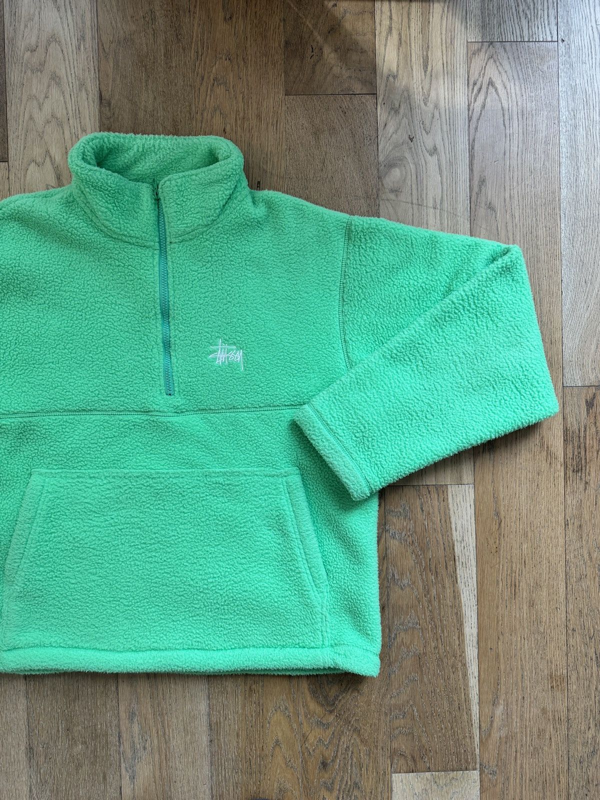 Stussy Stussy Mock Neck Melon Half Zip Size US S / EU 44-46 / 1 - 1 Thumbnail