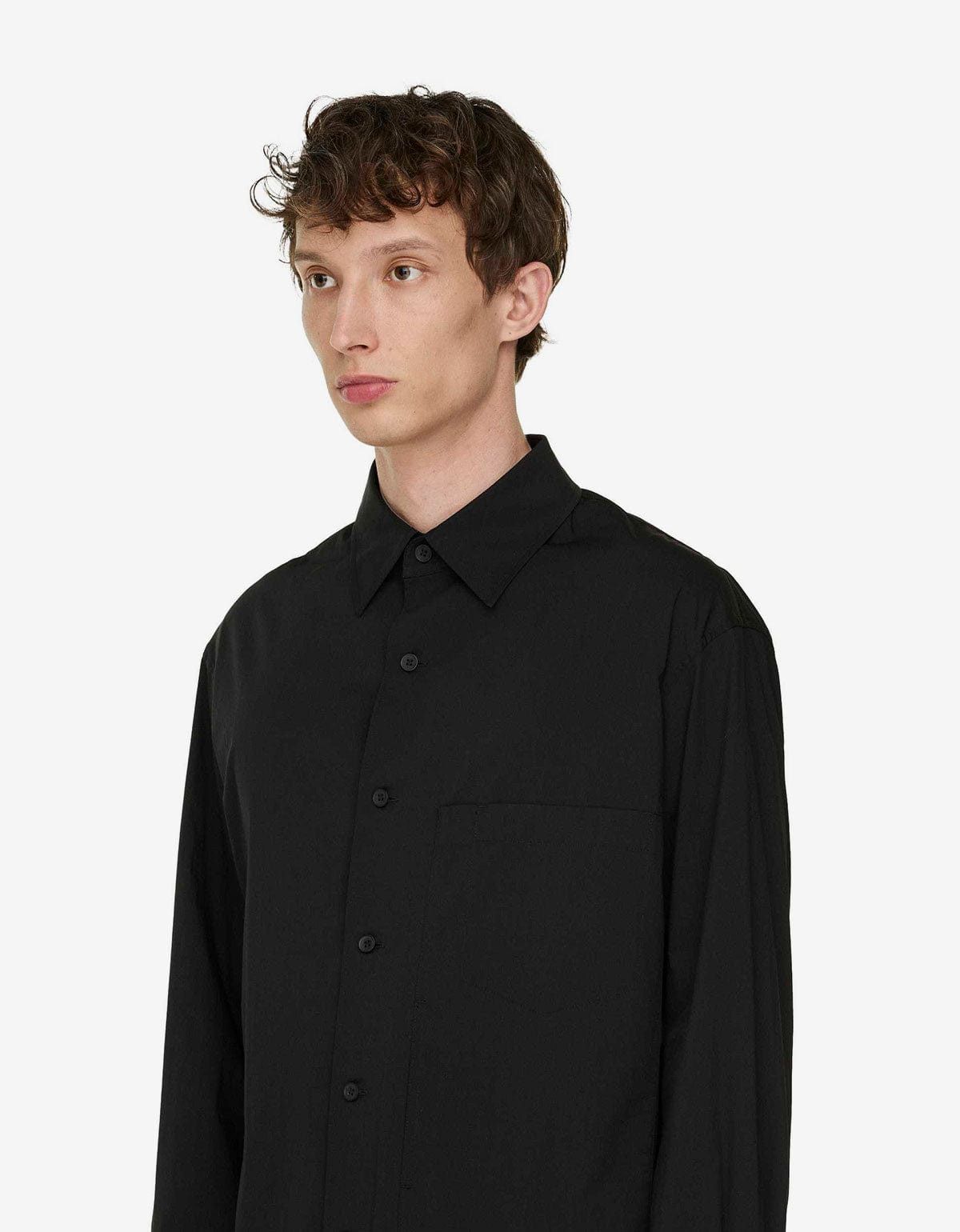 Y-3 Y-3 Black Sporty Cotton Shirt Size US S / EU 44-46 / 1 - 5 Thumbnail