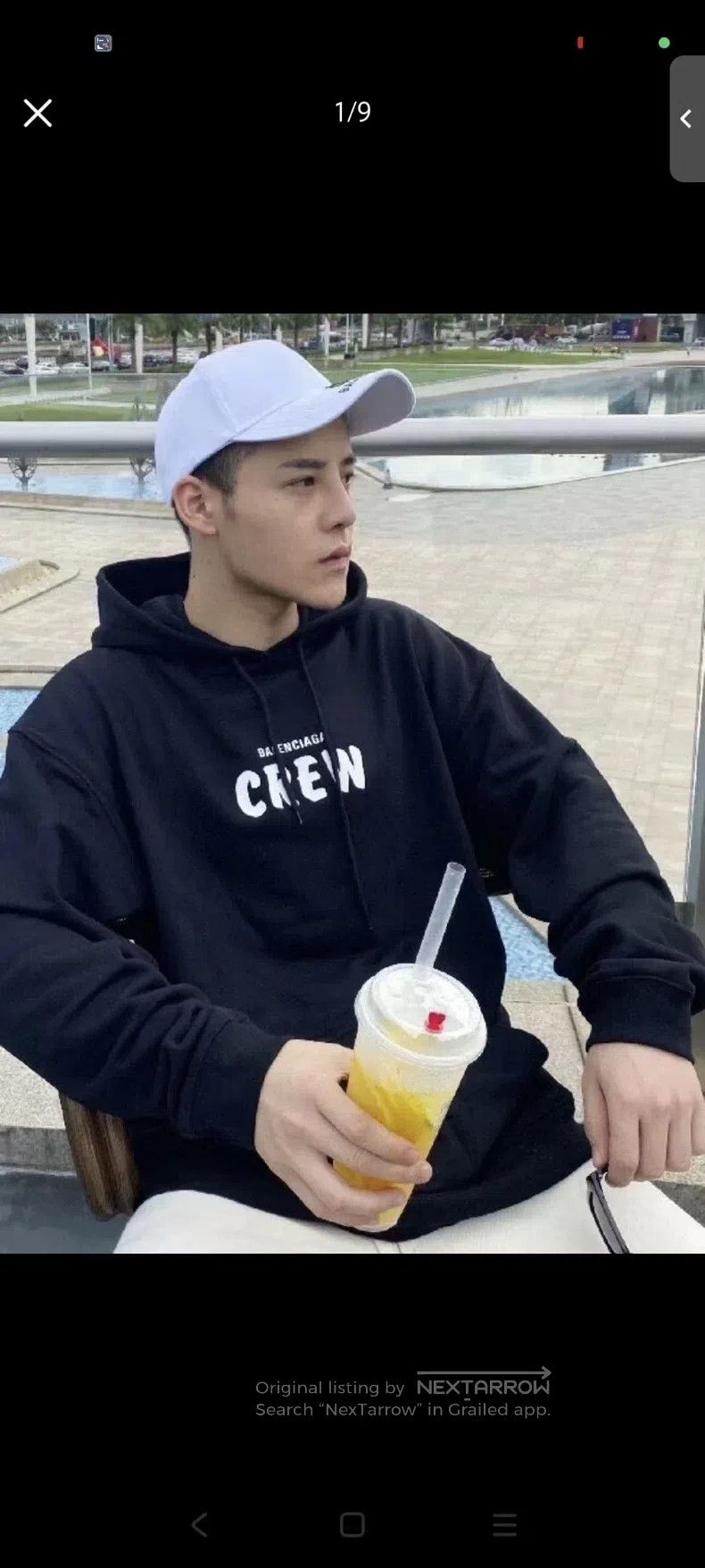 Balenciaga Balenciaga Solid Color Logo Printed Pullover Hoodie Size US M / EU 48-50 / 2 - 8 Thumbnail