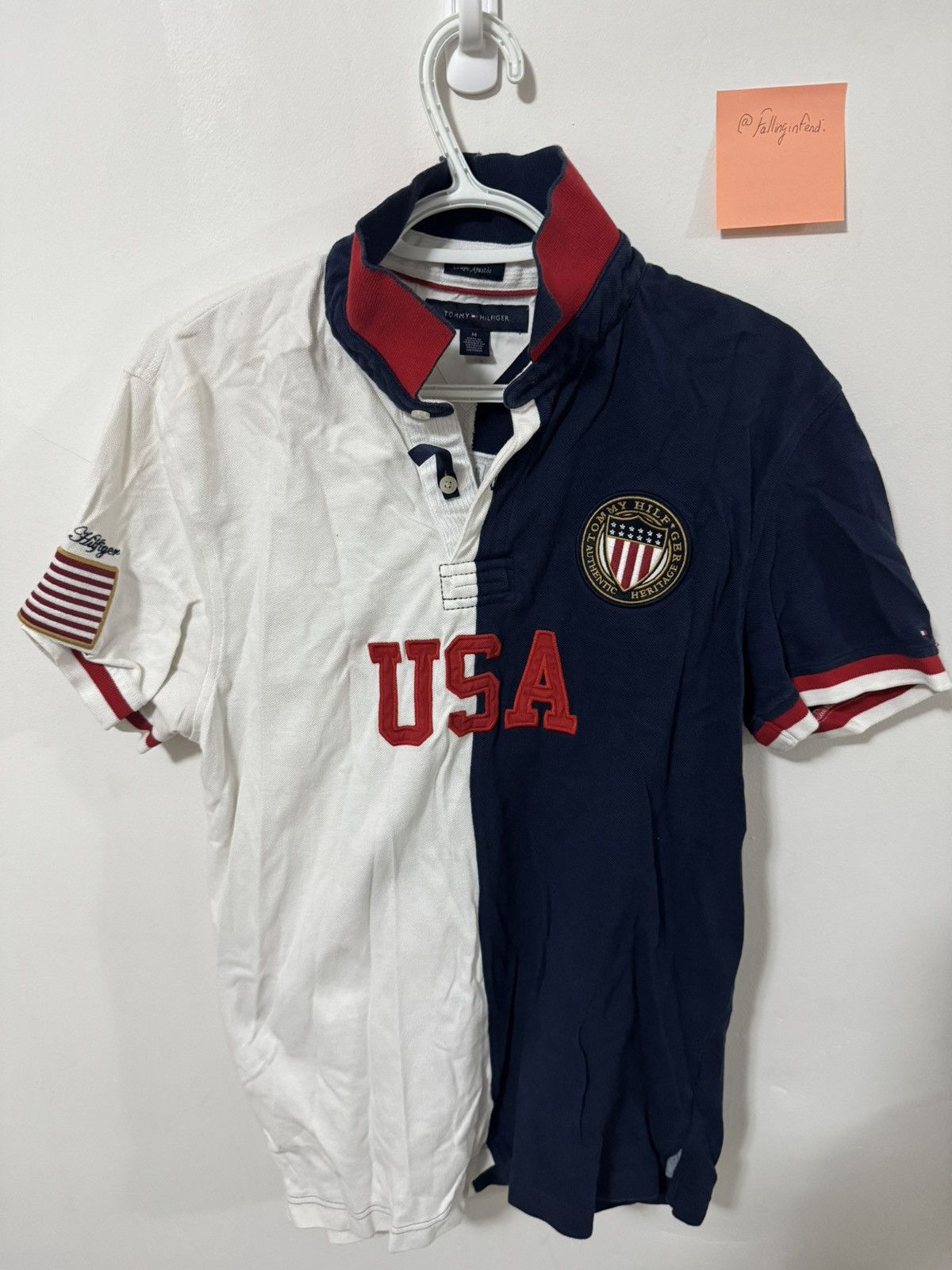 Tommy Hilfiger Tommy Hilfiger USA Polo Size US M / EU 48-50 / 2 - 1 Thumbnail