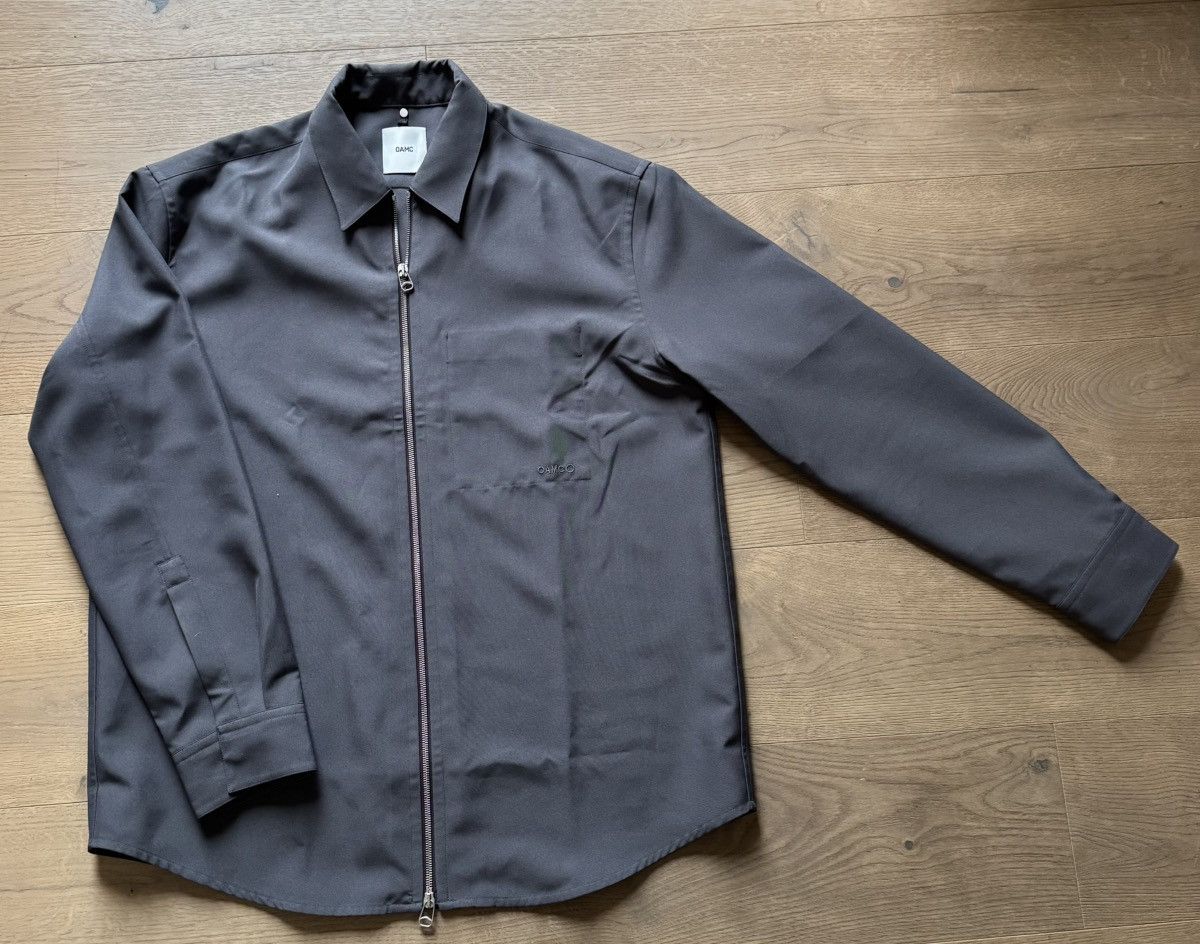 OAMC OAMC Zip-Up Overshirt — Italian-Made Minimalism Size US XL / EU 56 / 4 - 6 Thumbnail