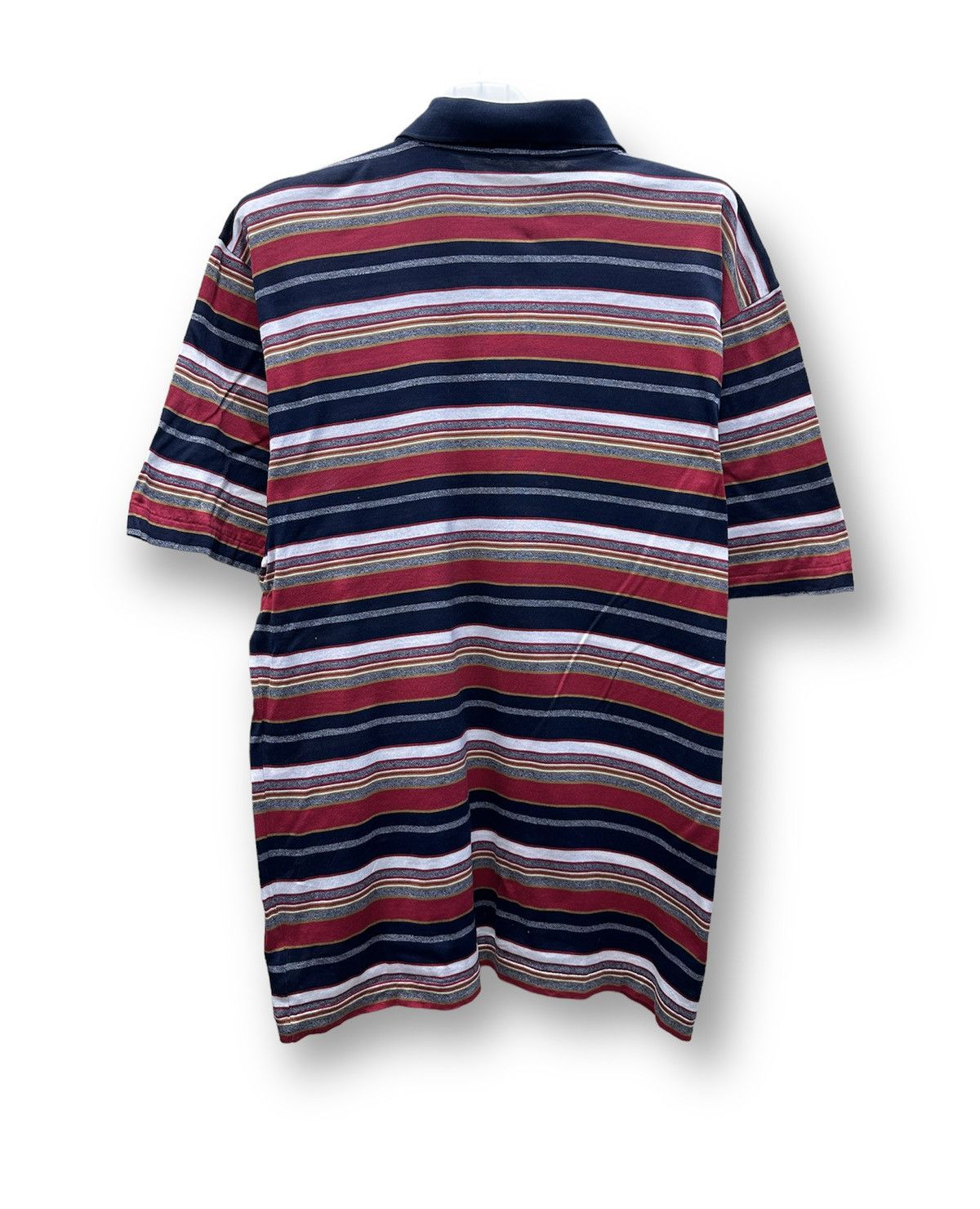 Lanvin × Vintage Vintage Lanvin Paris Single Stitch Stripe Polo Tee A229 Size US M / EU 48-50 / 2 - 3 Thumbnail