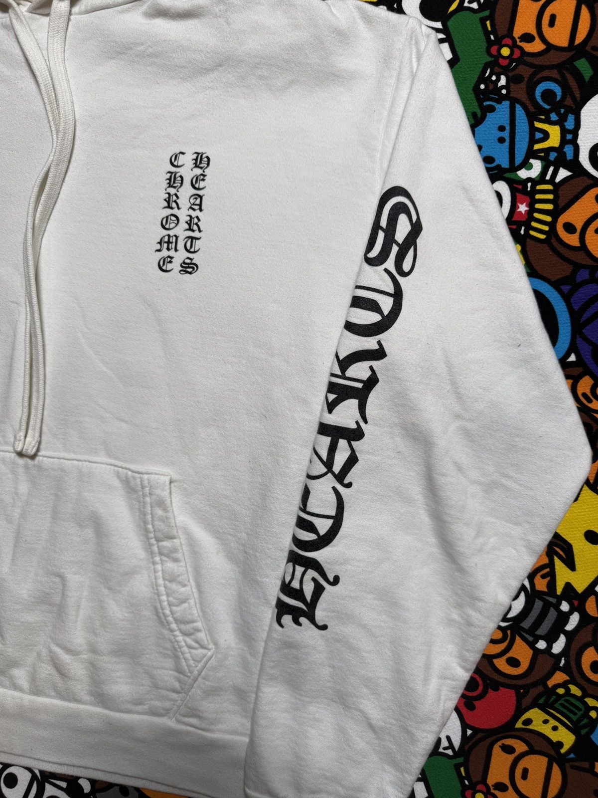 Chrome Hearts Chrome Hearts White Script Pullover Hoodie Size US S / EU 44-46 / 1 - 5 Thumbnail
